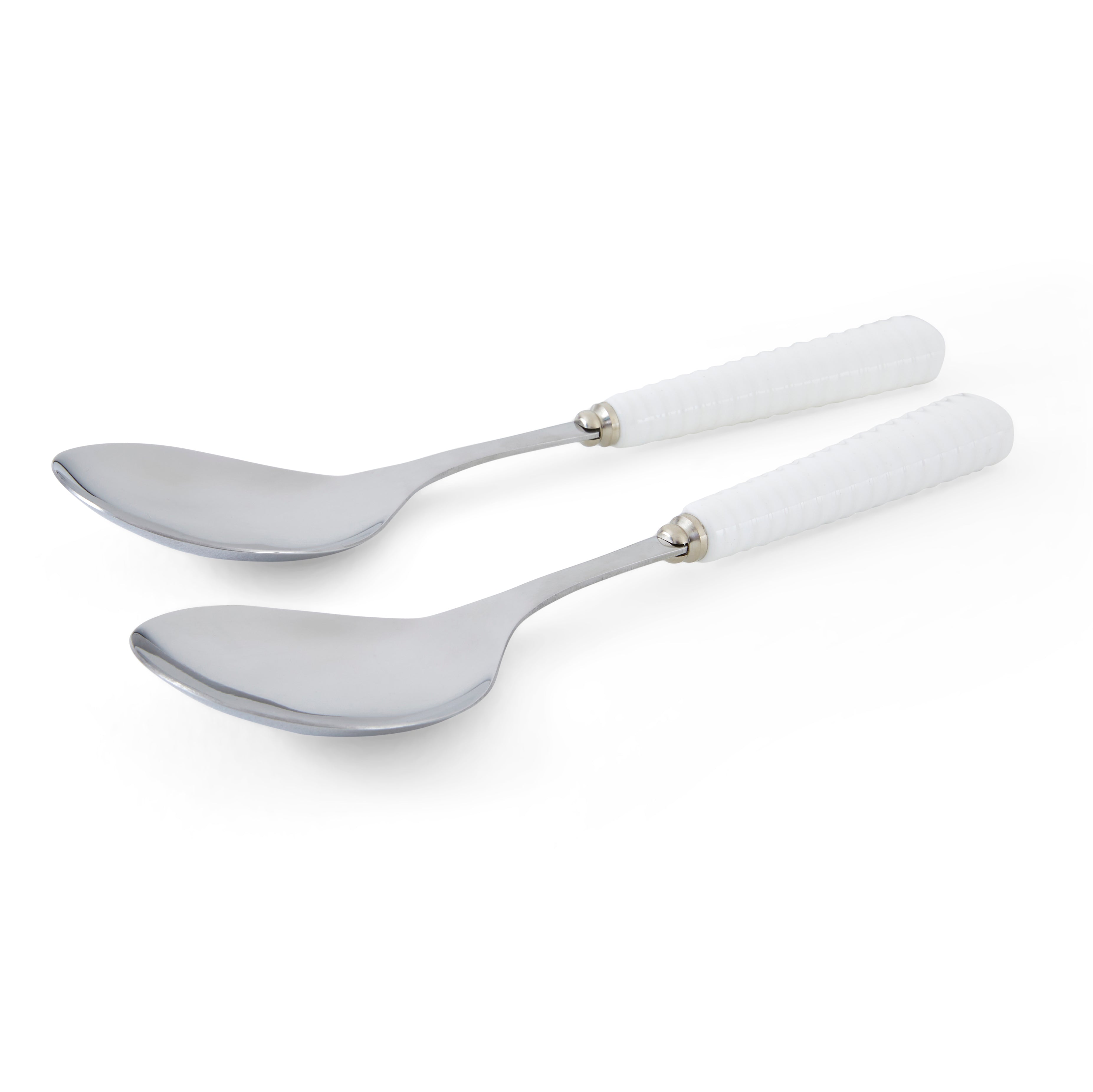 Sophie Conran for Portmeirion Salad Servers (pair spoons) - Silver 25cm Boxed Set