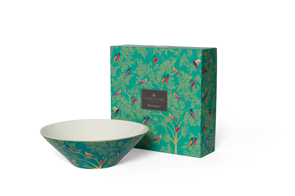 Sara Miller London Artisanne Noir Collection Large Salad Bowl 25.6cm Single