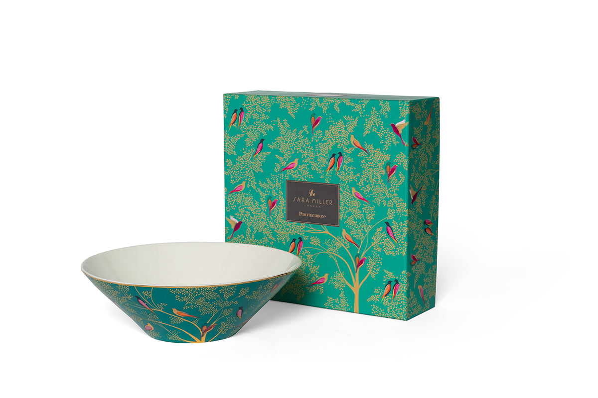 Sara Miller London Artisanne Noir Collection Large Salad Bowl 25.6cm Single