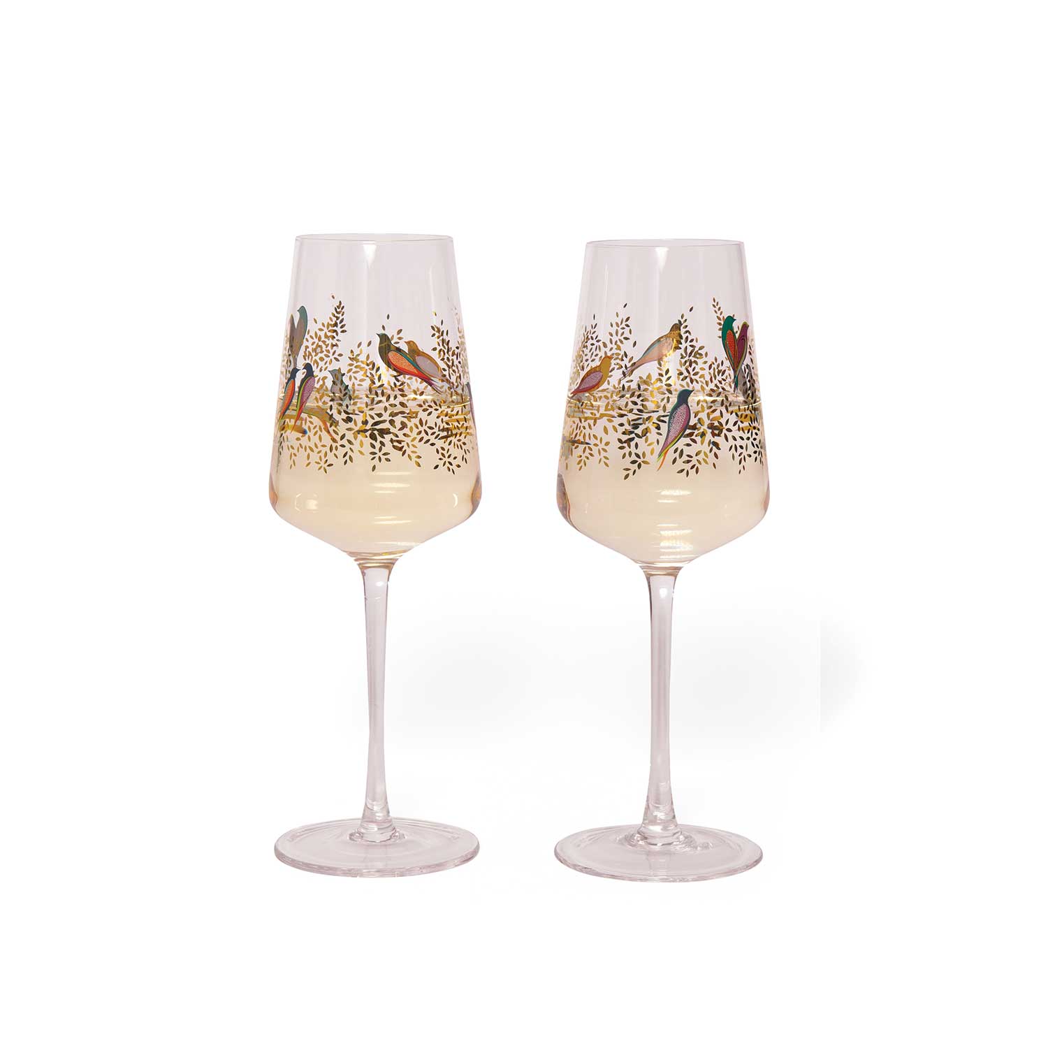 Sara Miller London Artisanne Noir Collection Wine Glass - Set of 2 0.44L Boxed Set