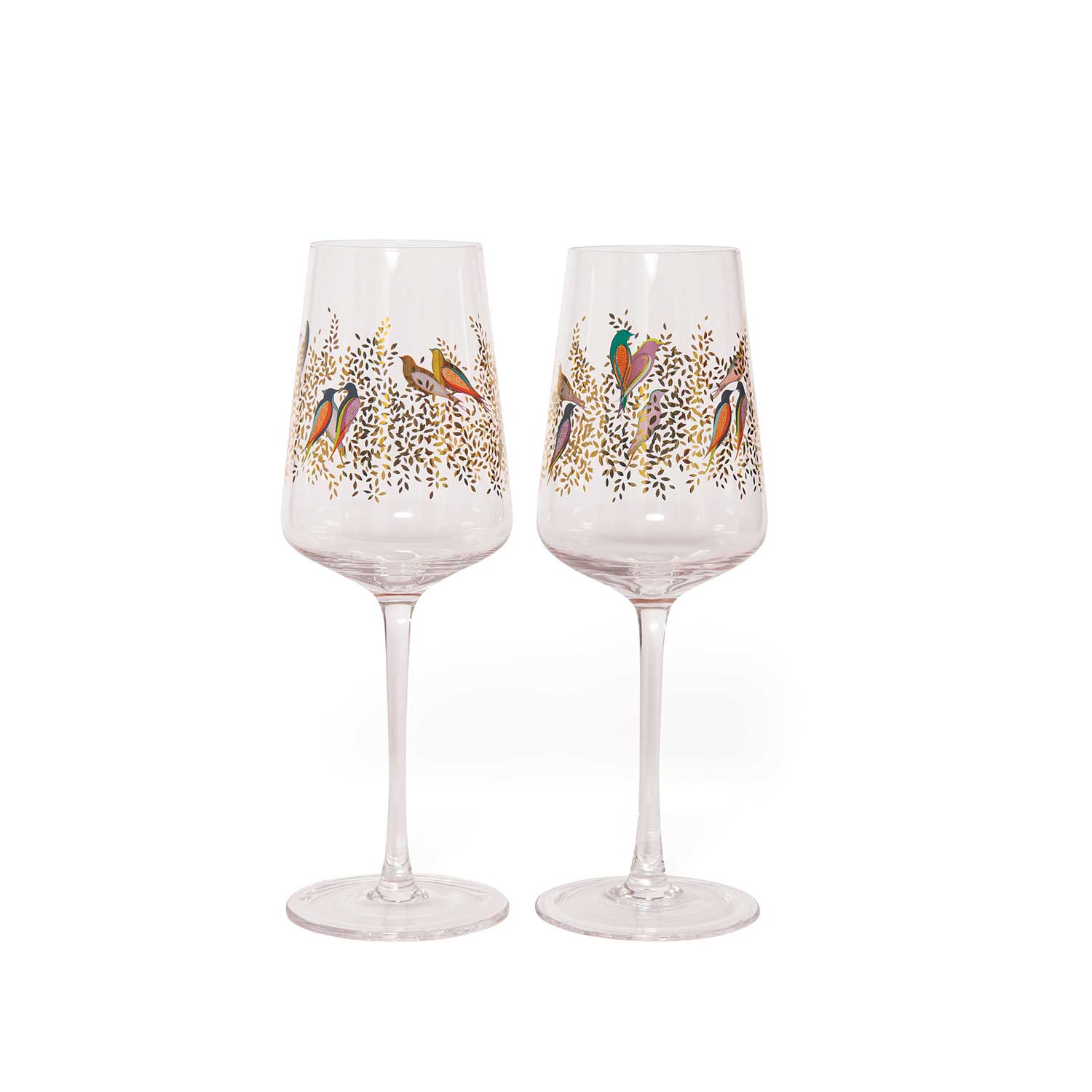 Sara Miller London Artisanne Noir Collection Wine Glass - Set of 2 0.44L Boxed Set