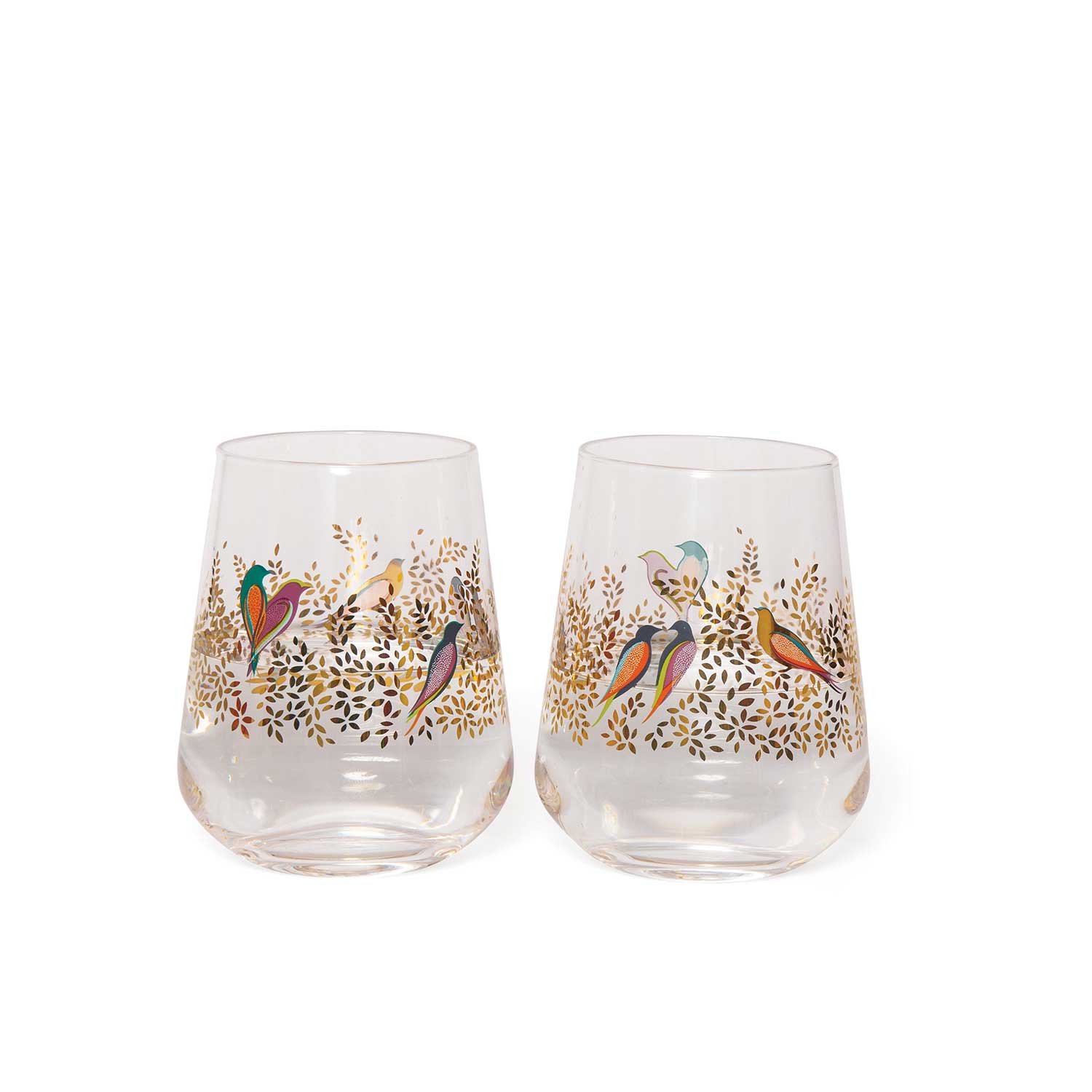 Sara Miller London Artisanne Noir Collection Tumbler - Set of 2 0.41L Boxed Set