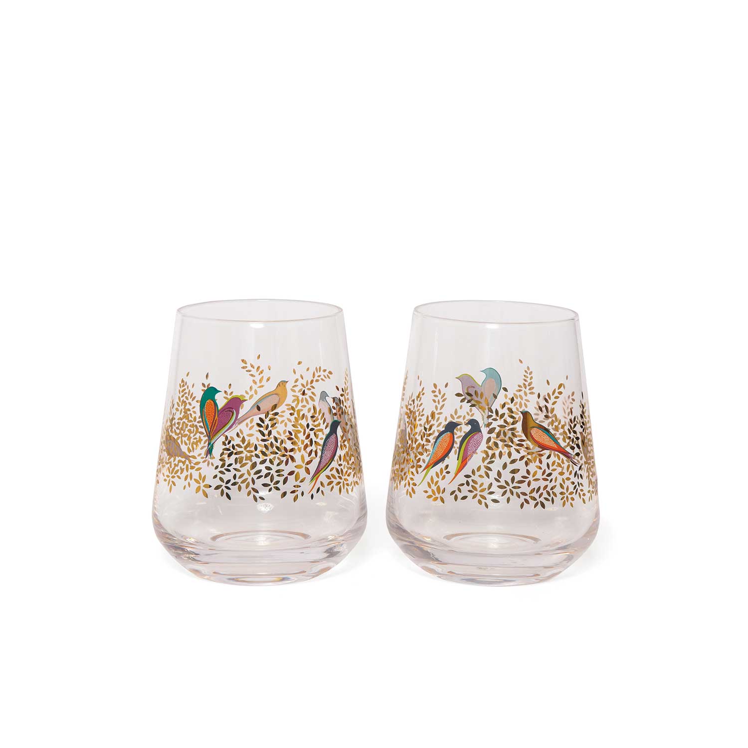 Sara Miller London Artisanne Noir Collection Tumbler - Set of 2 0.41L Boxed Set