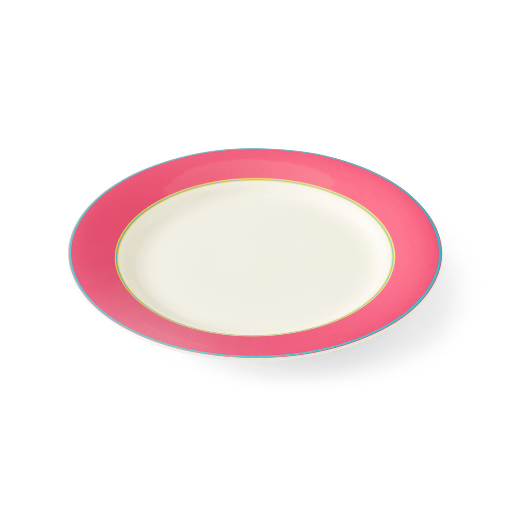 Kit Kemp Dinner Plate - Pink 29cm Set of 4