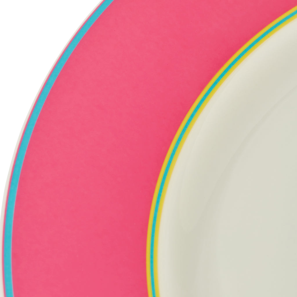Kit Kemp Dinner Plate - Pink 29cm Set of 4
