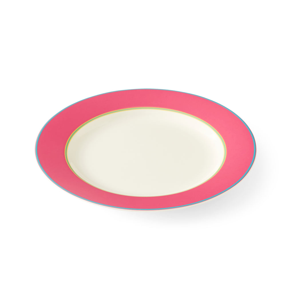 Kit Kemp Side Plate - Pink 24cm Set of 4
