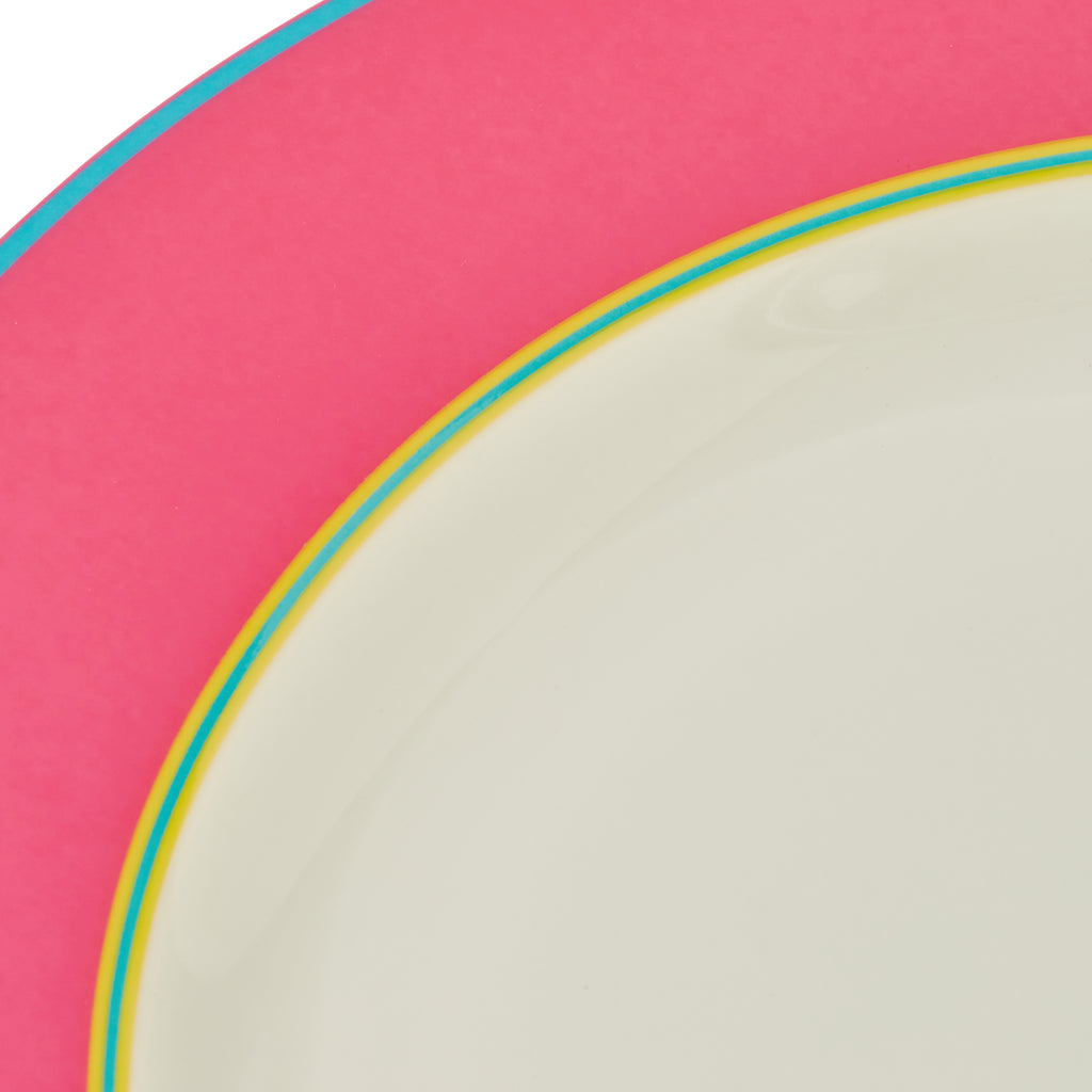 Kit Kemp Side Plate - Pink 24cm Set of 4