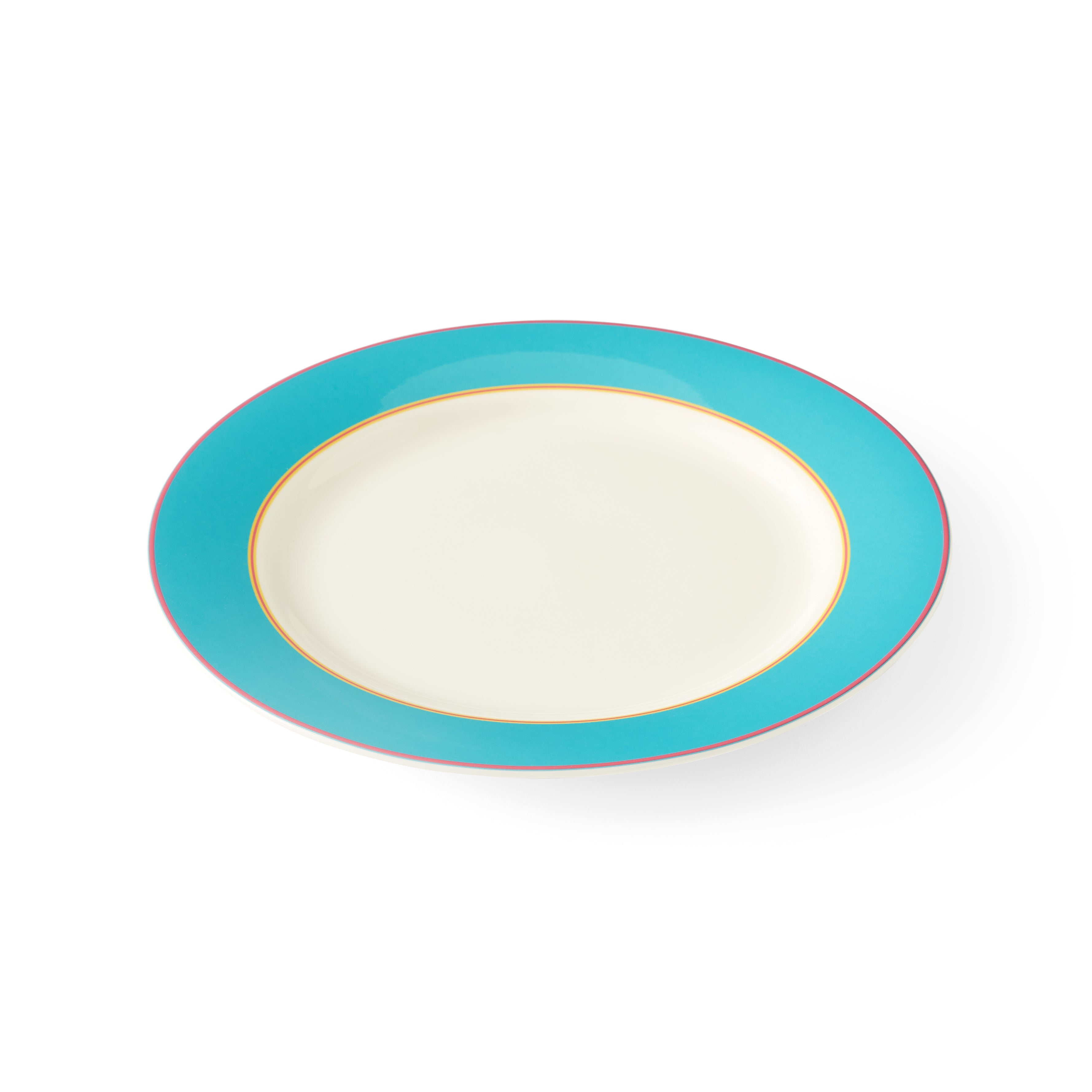 Kit Kemp Dinner Plate - Turquoise 29cm Set of 4