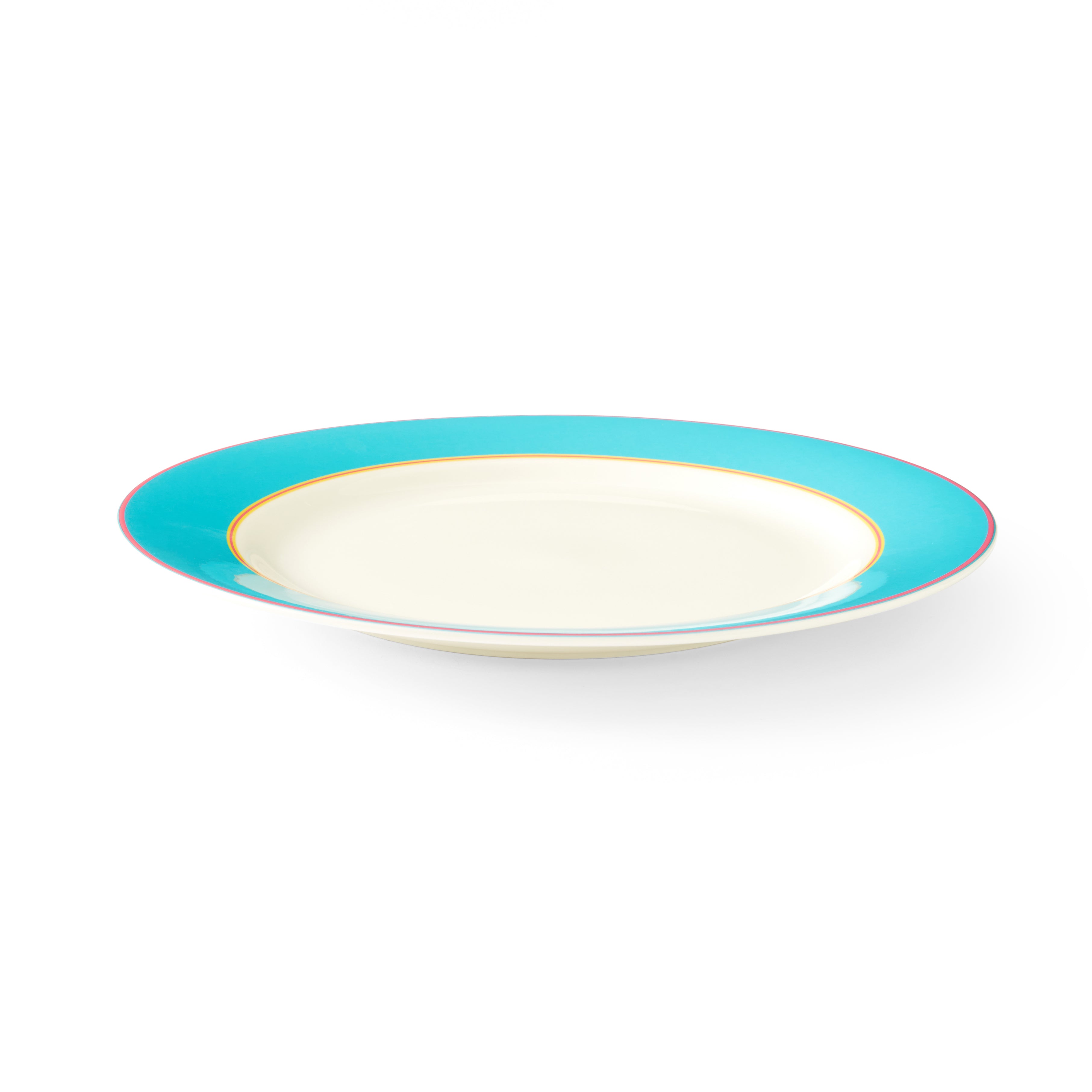 Kit Kemp Dinner Plate - Turquoise 29cm Set of 4
