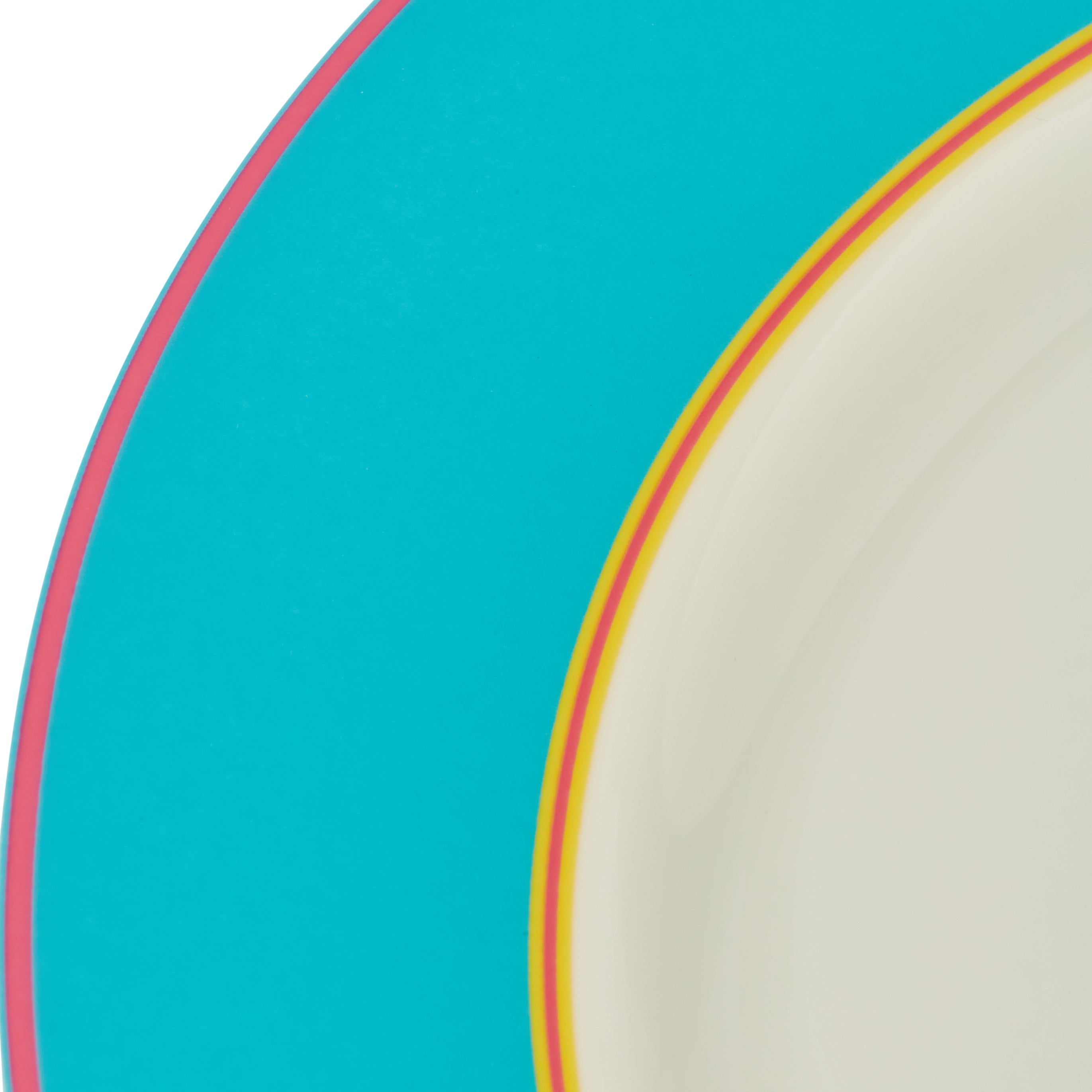 Kit Kemp Dinner Plate - Turquoise 29cm Set of 4