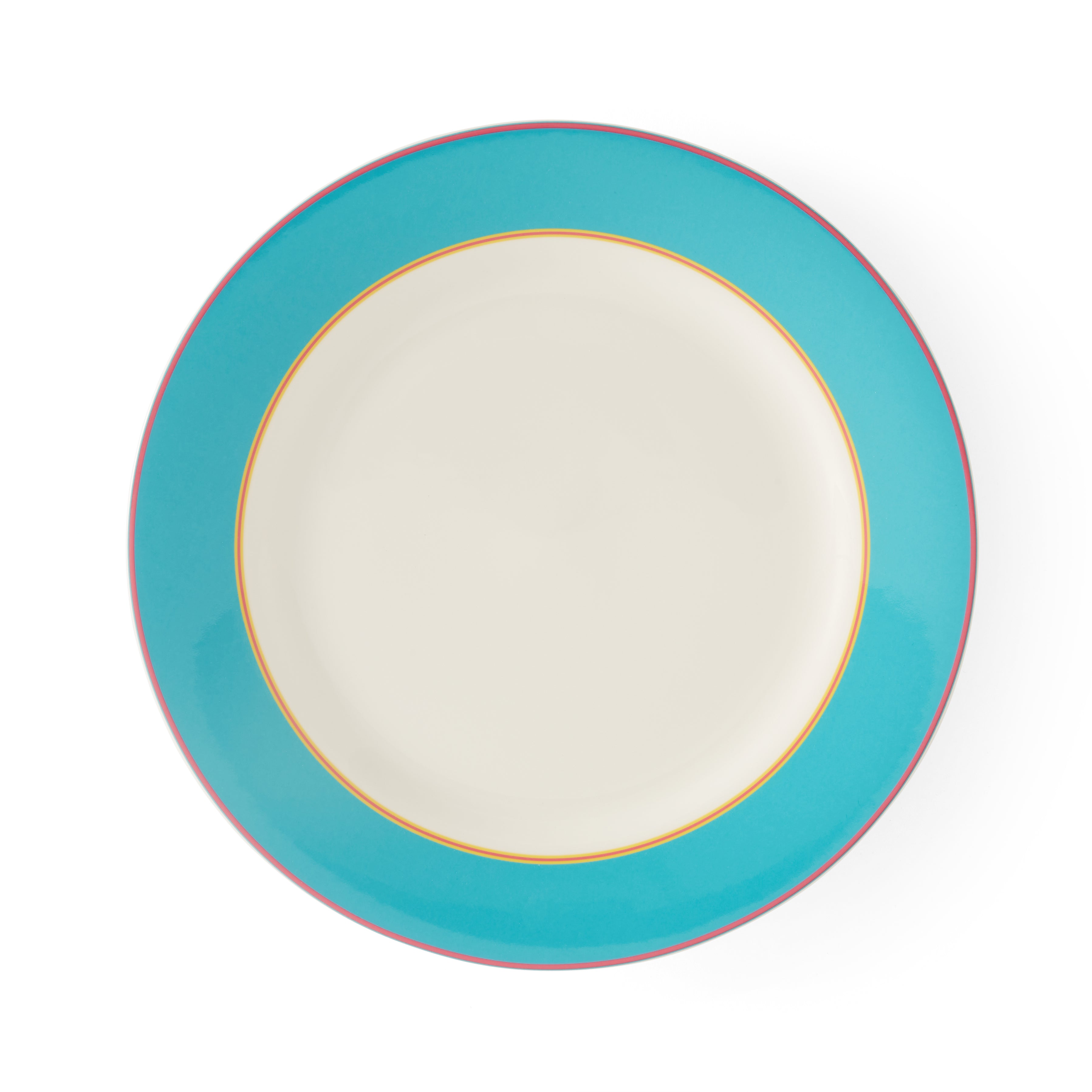 Kit Kemp Dinner Plate - Turquoise 29cm Set of 4