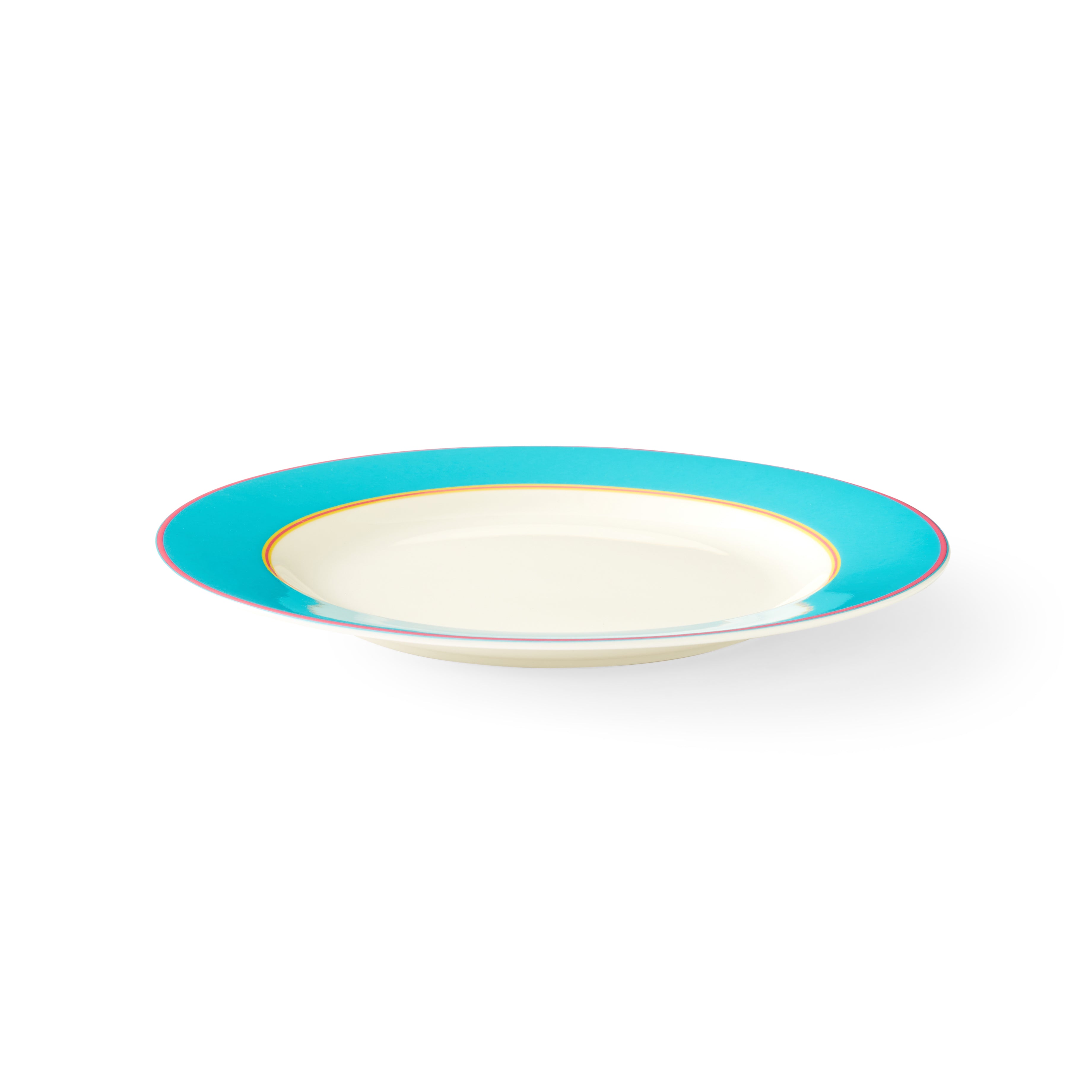 Kit Kemp Side Plate - Turquoise 24cm Set of 4