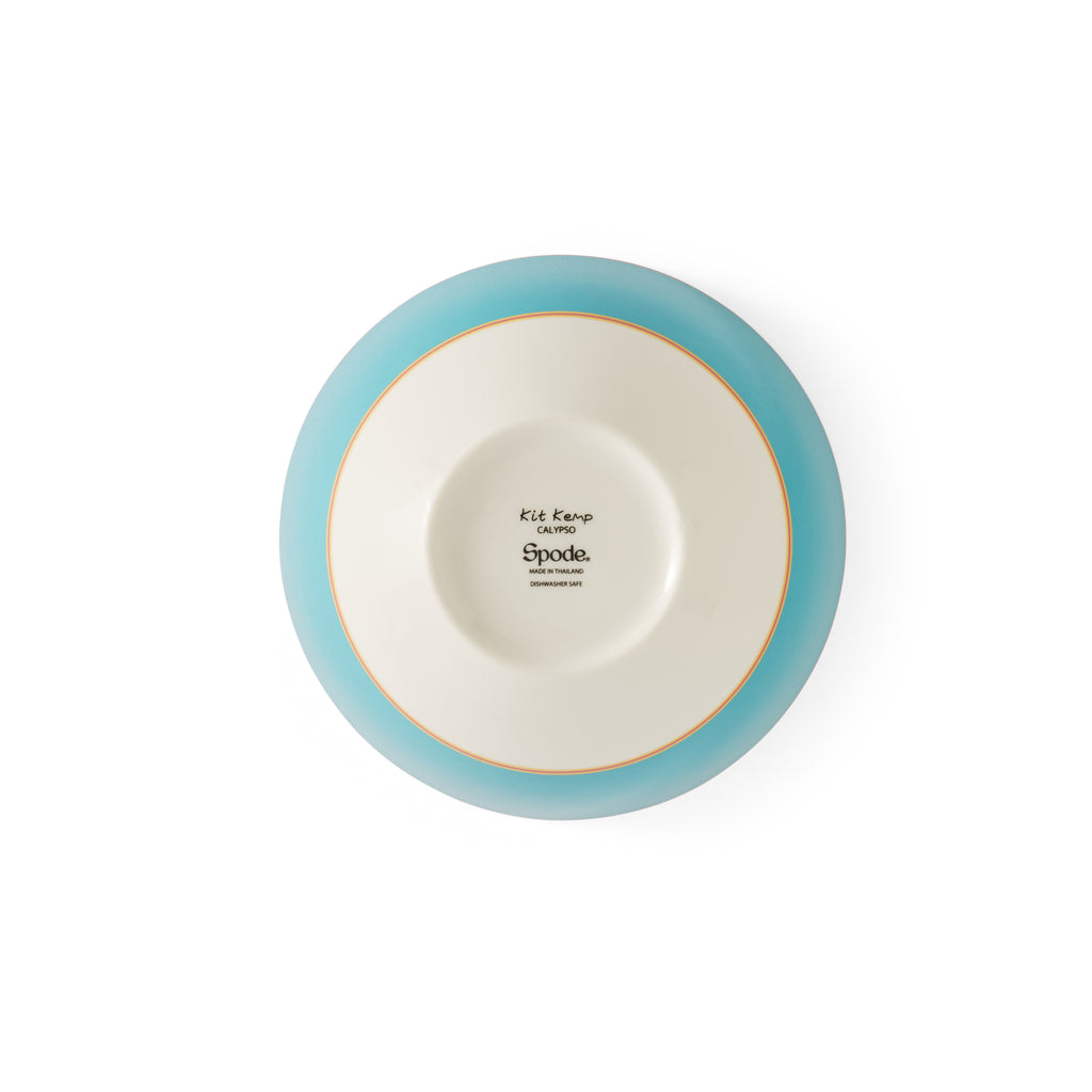 Kit Kemp Bowl - Turquoise 15cm Set of 4