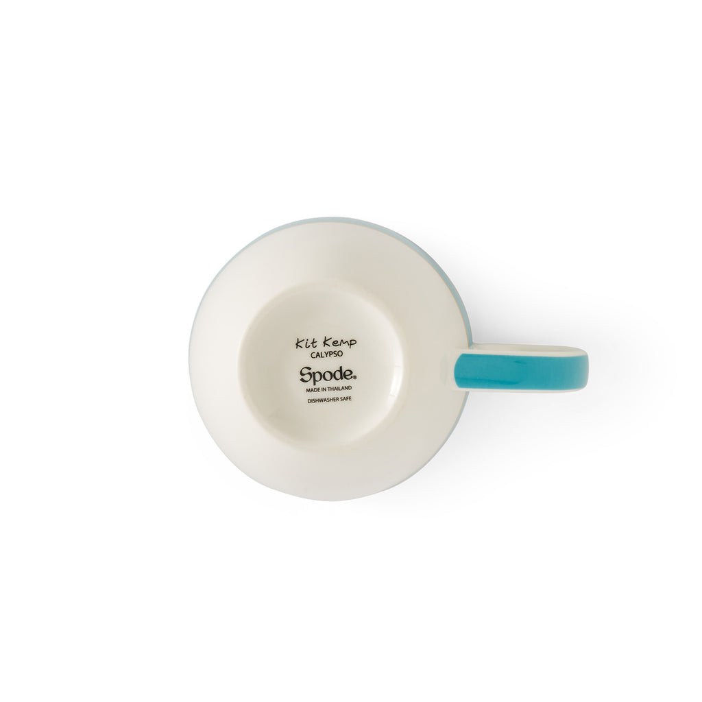 Kit Kemp Mug - Turquoise 0.5L Set of 4