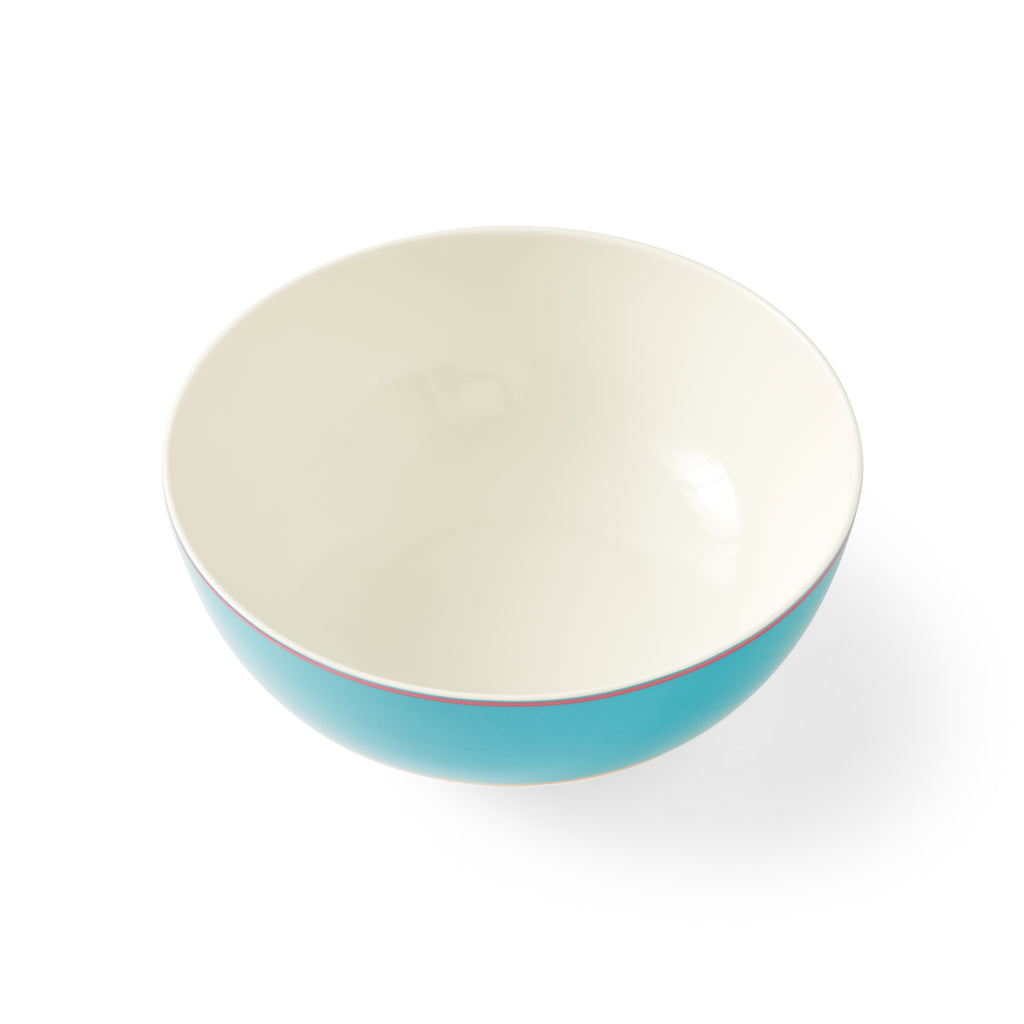 Kit Kemp Serving Bowl - Turquoise 25.6cm Single