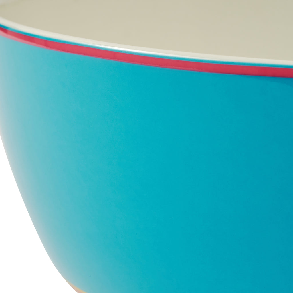 Kit Kemp Serving Bowl - Turquoise 25.6cm Single