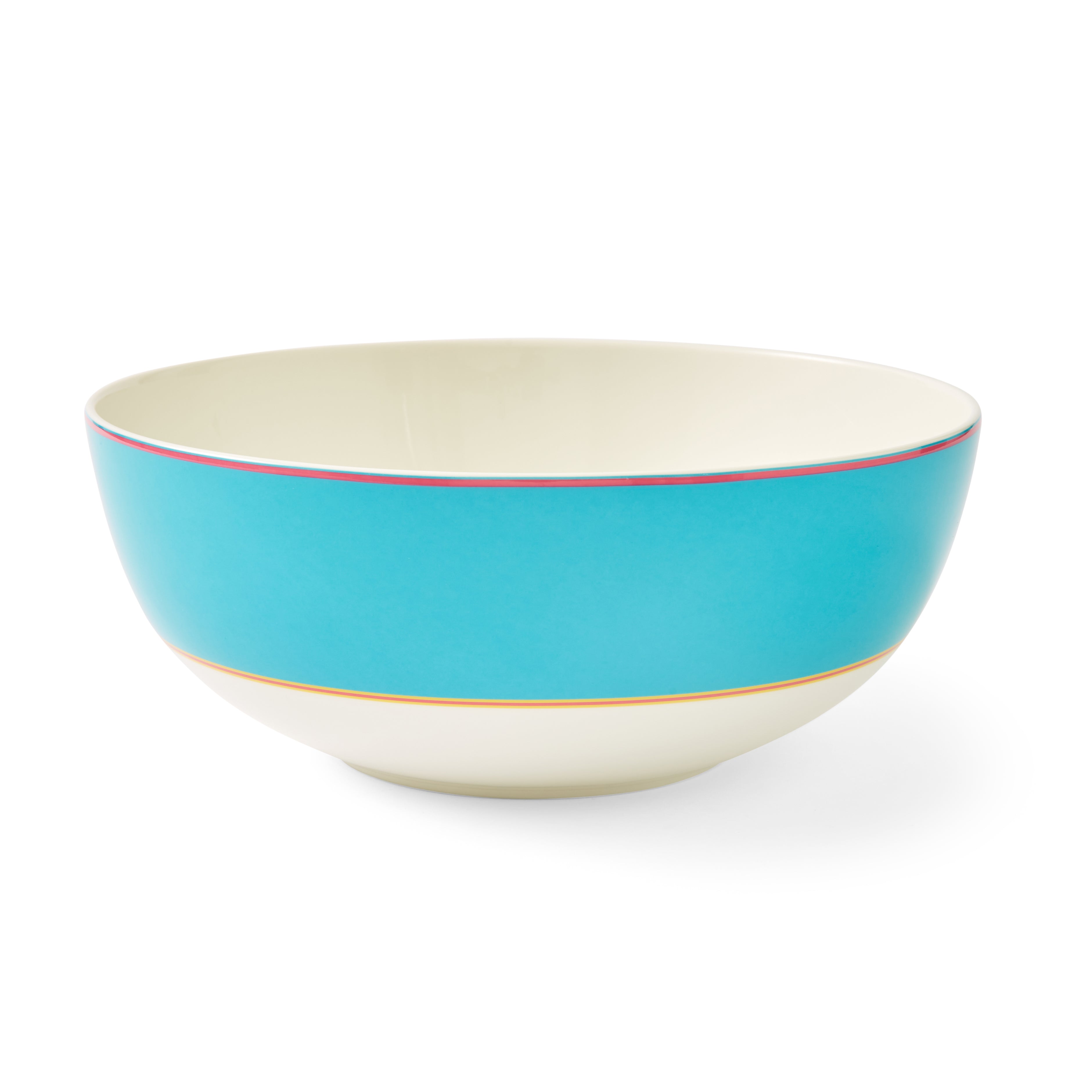 Kit Kemp Serving Bowl - Turquoise 25.6cm Single
