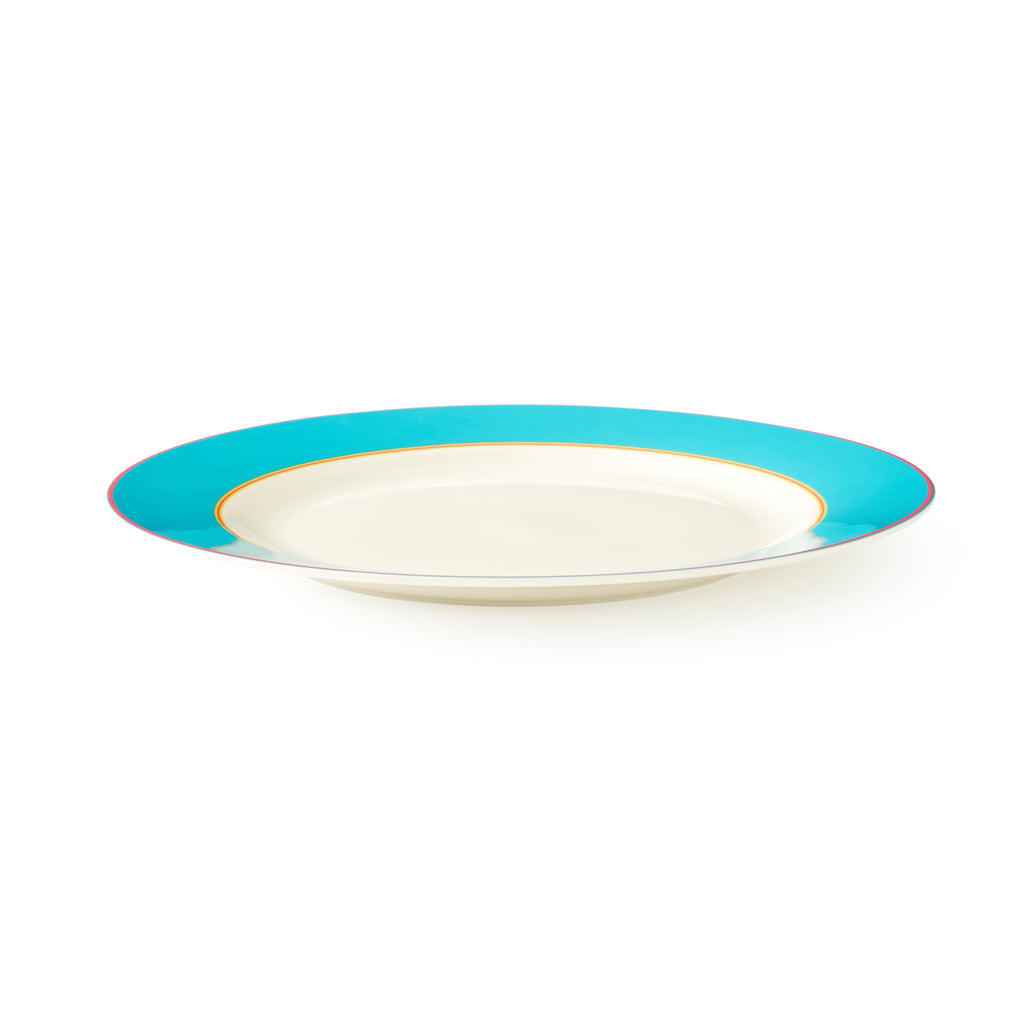 Kit Kemp Charger Plate - Turquoise 33cm Single