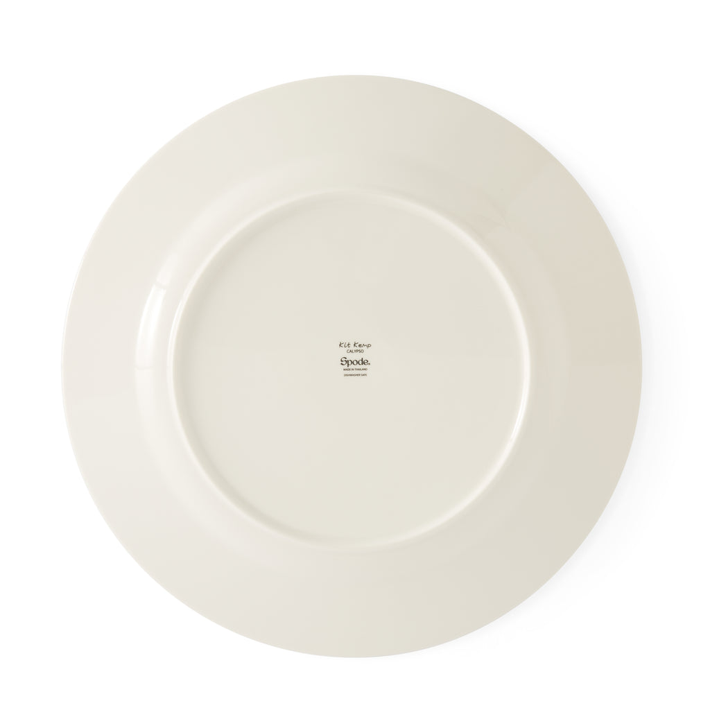 Kit Kemp Charger Plate - Turquoise 33cm Single