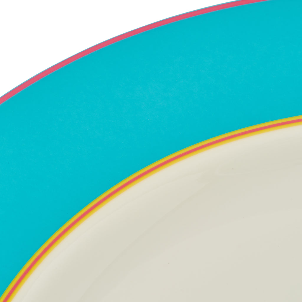 Kit Kemp Charger Plate - Turquoise 33cm Single
