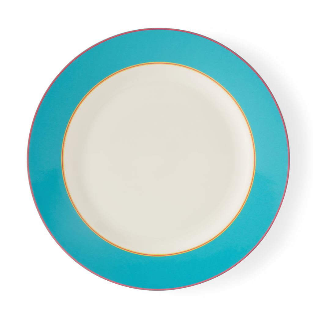 Kit Kemp Charger Plate - Turquoise 33cm Single