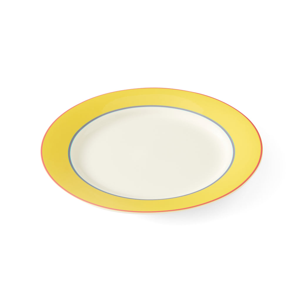 Kit Kemp Dinner Plate - Yellow 29cm Set of 4