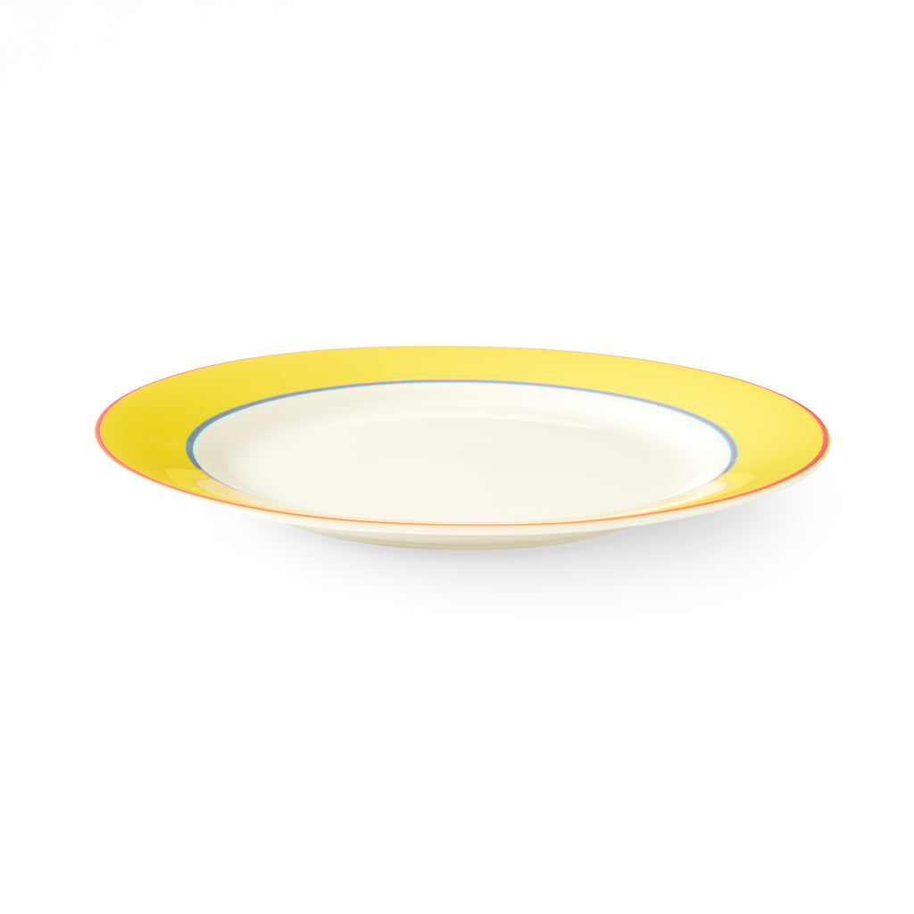 Kit Kemp Dinner Plate - Yellow 29cm Set of 4