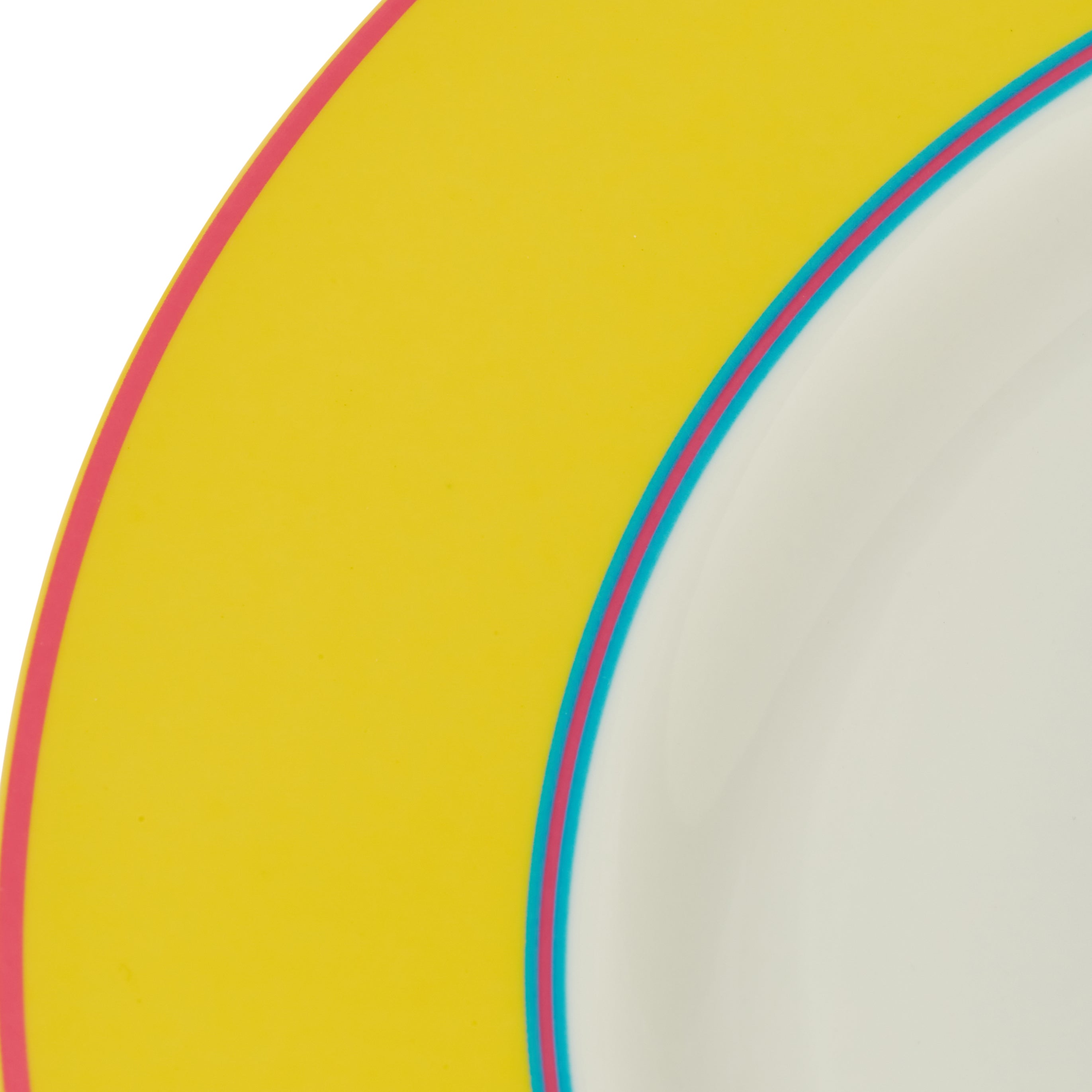 Kit Kemp Dinner Plate - Yellow 29cm Set of 4