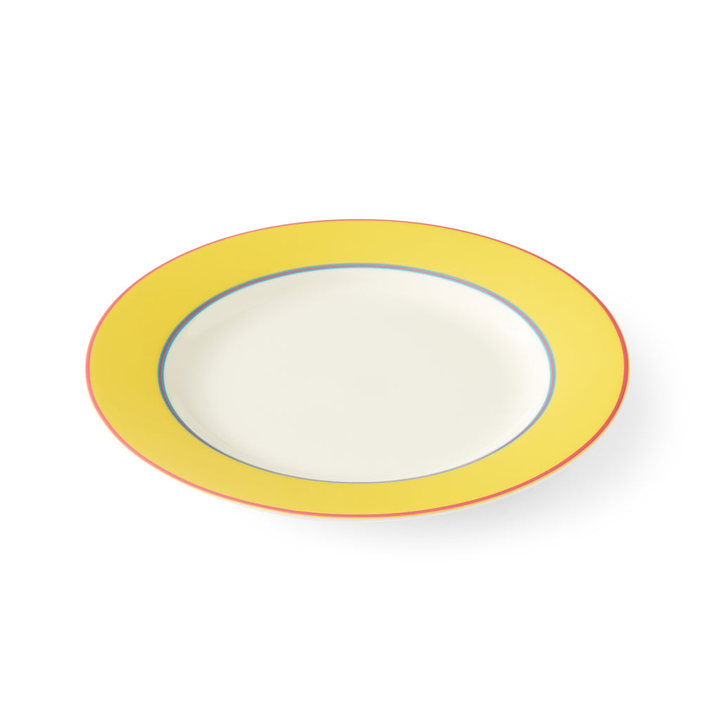 Kit Kemp Side Plate - Yellow 24cm Set of 4