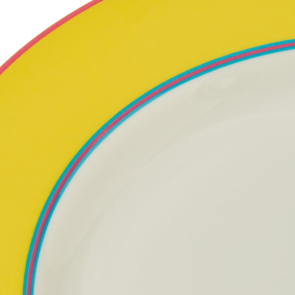 Kit Kemp Side Plate - Yellow 24cm Set of 4