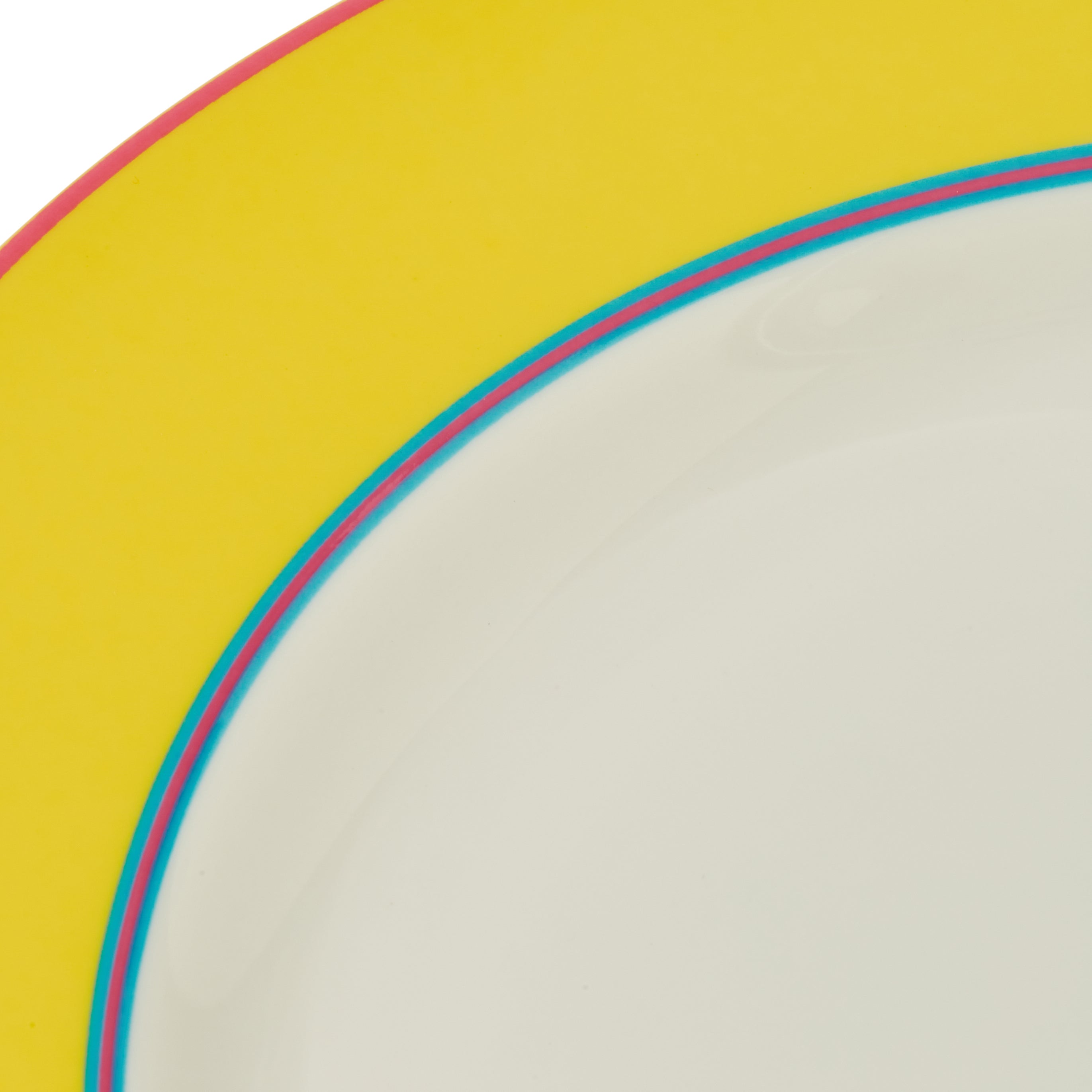 Kit Kemp Side Plate - Yellow 24cm Set of 4