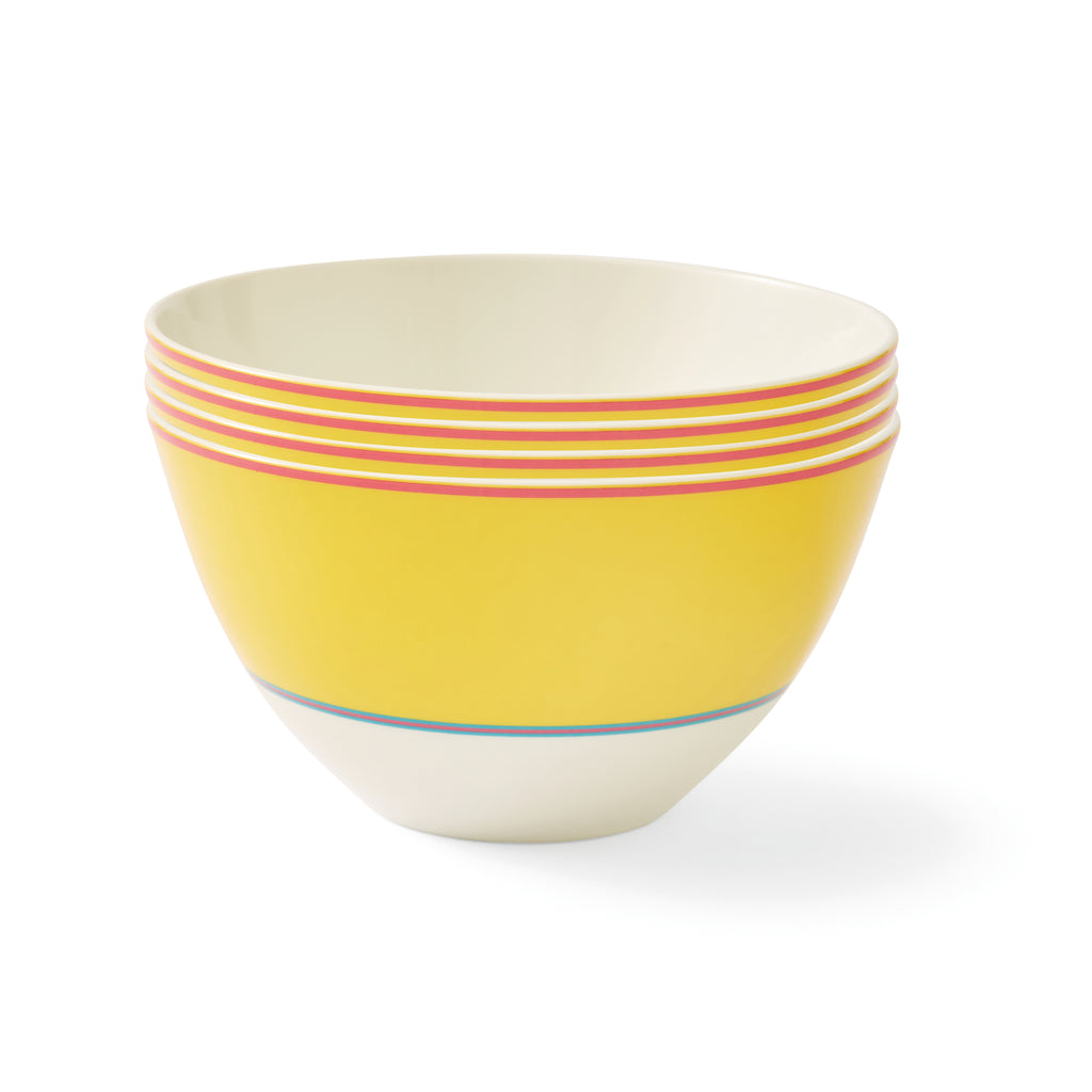 Kit Kemp Bowl - Yellow 15cm Set of 4