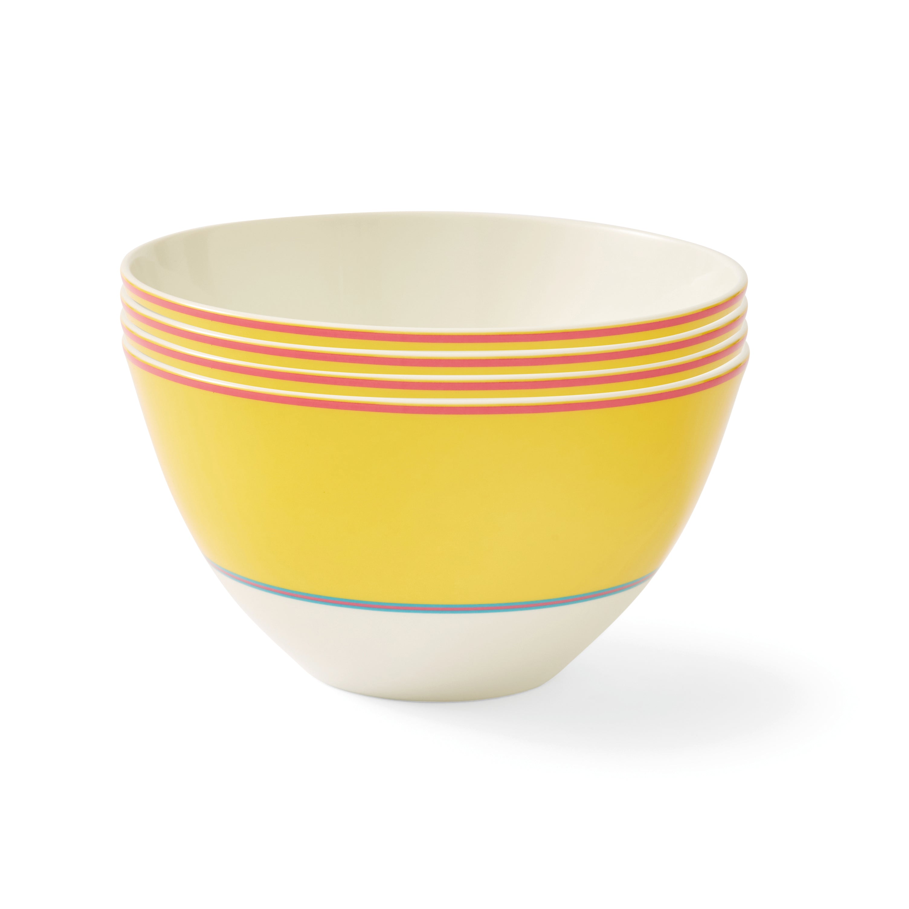 Kit Kemp Bowl - Yellow 15cm Set of 4