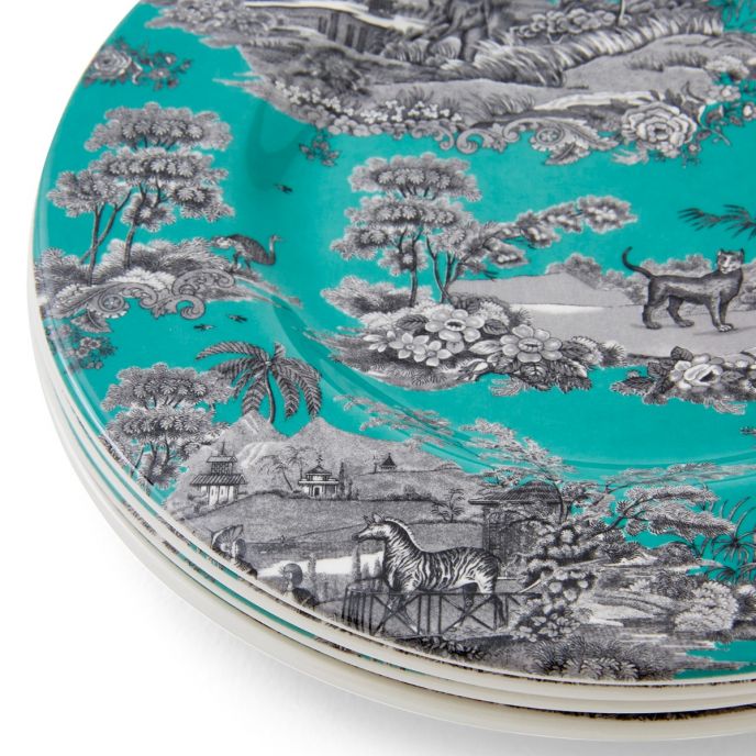 Zoological Gardens Set of 4 Side Plates