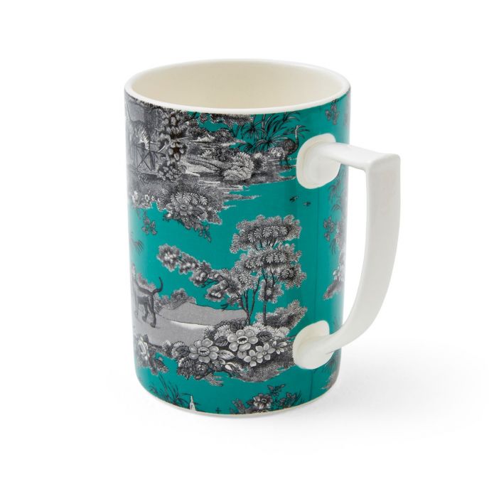 Zoological Gardens Mug, Turquoise