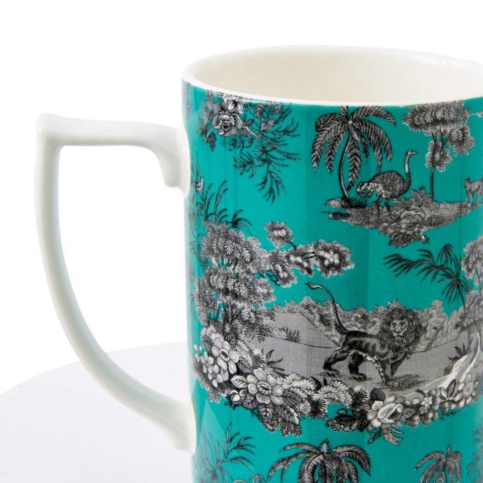 Zoological Gardens Mug, Turquoise