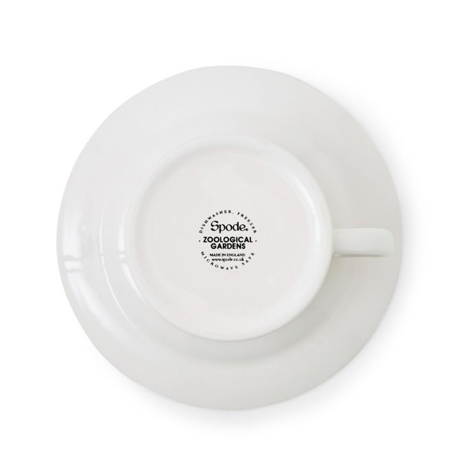 Zoological Gardens Teacup & Saucer, Turquoise