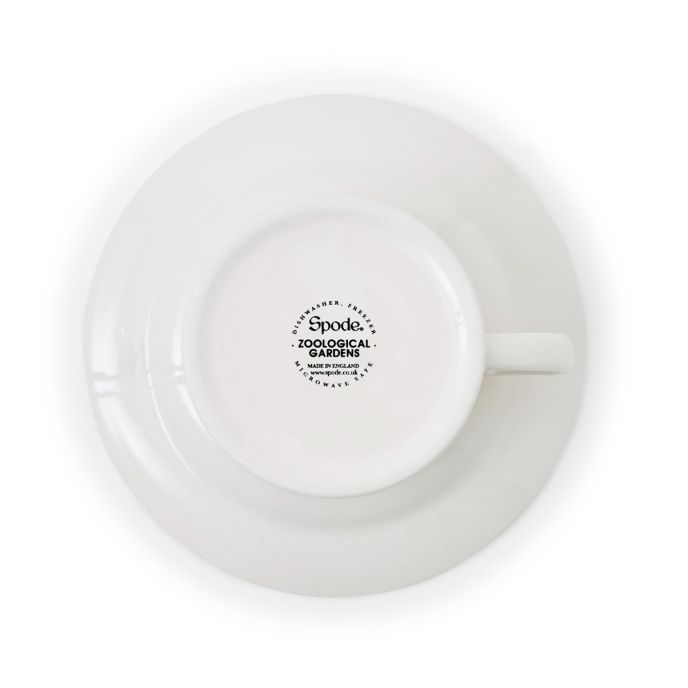 Zoological Gardens Teacup & Saucer, Pink