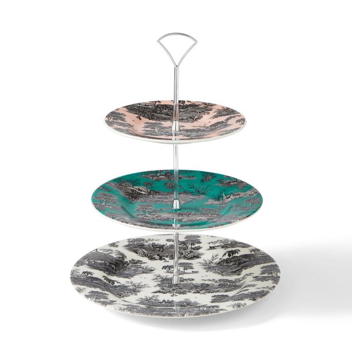 Zoological Gardens 3 Tier Cake Stand