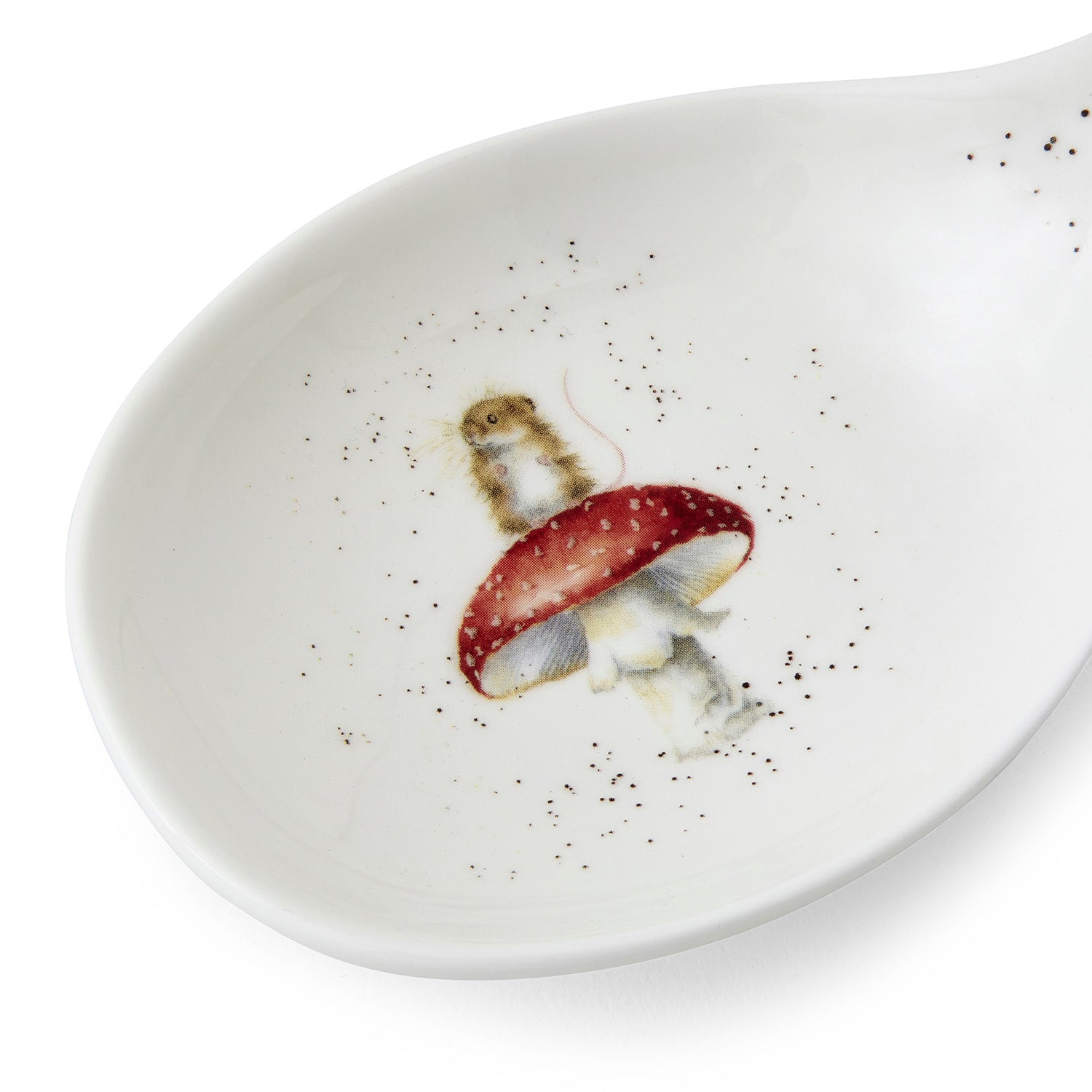 Wrendale Designs Spoon Rest - Short (Mouse on Mushroom) 17cm Single