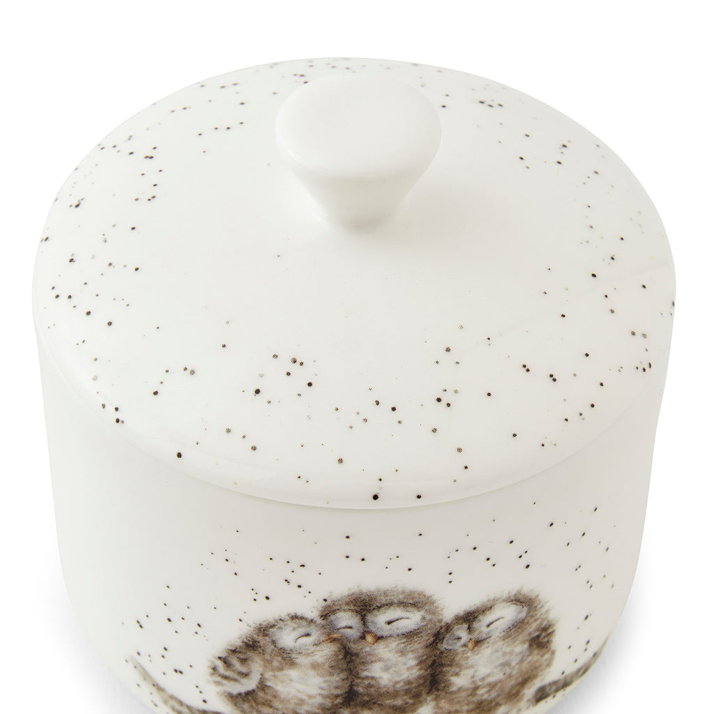 Wrendale Designs Small Lidded Store Jar (Owls) 9.5cm Single