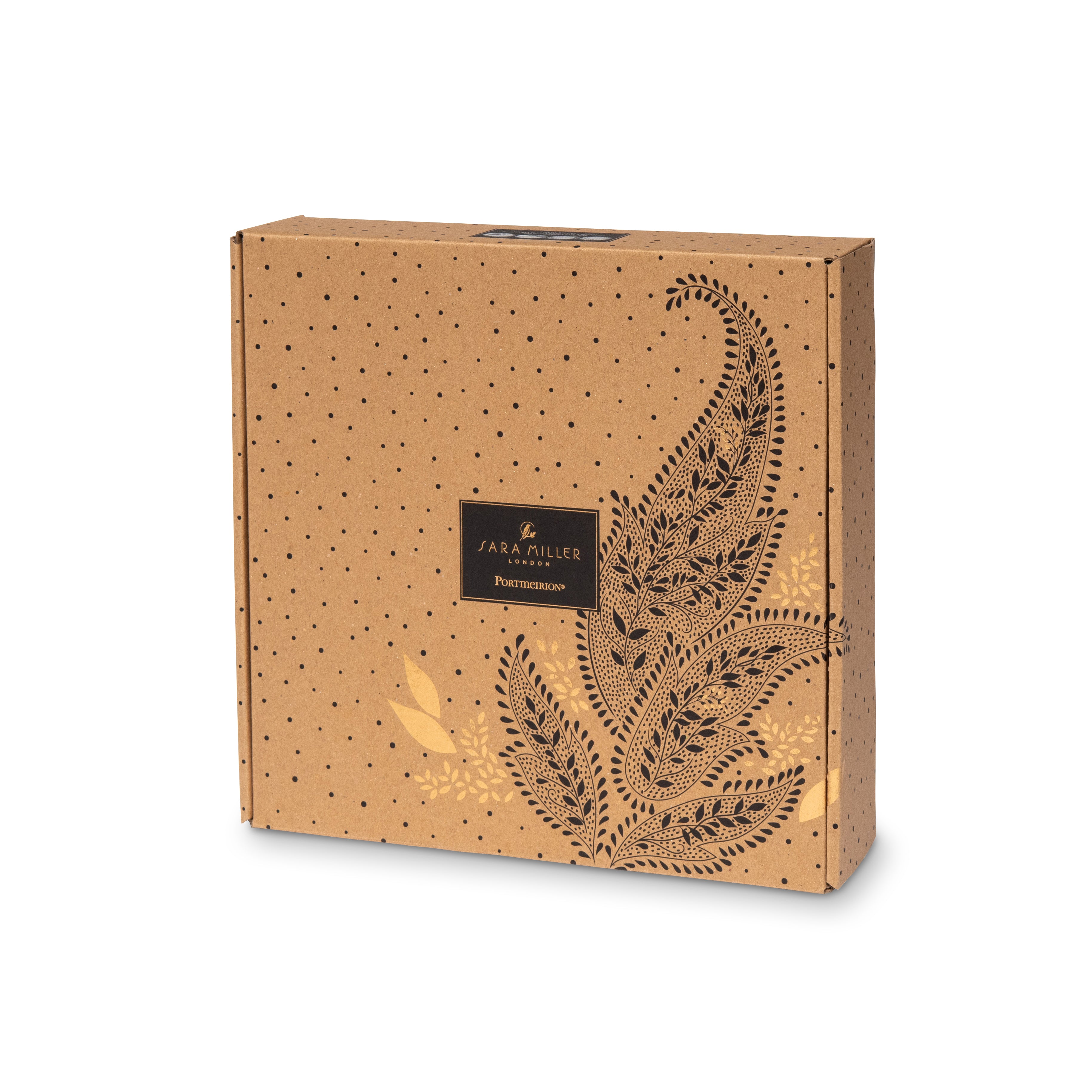 Sara Miller London Artisanne Noir Collection Dinner Plate - Set of 4 26.8cm Boxed Set