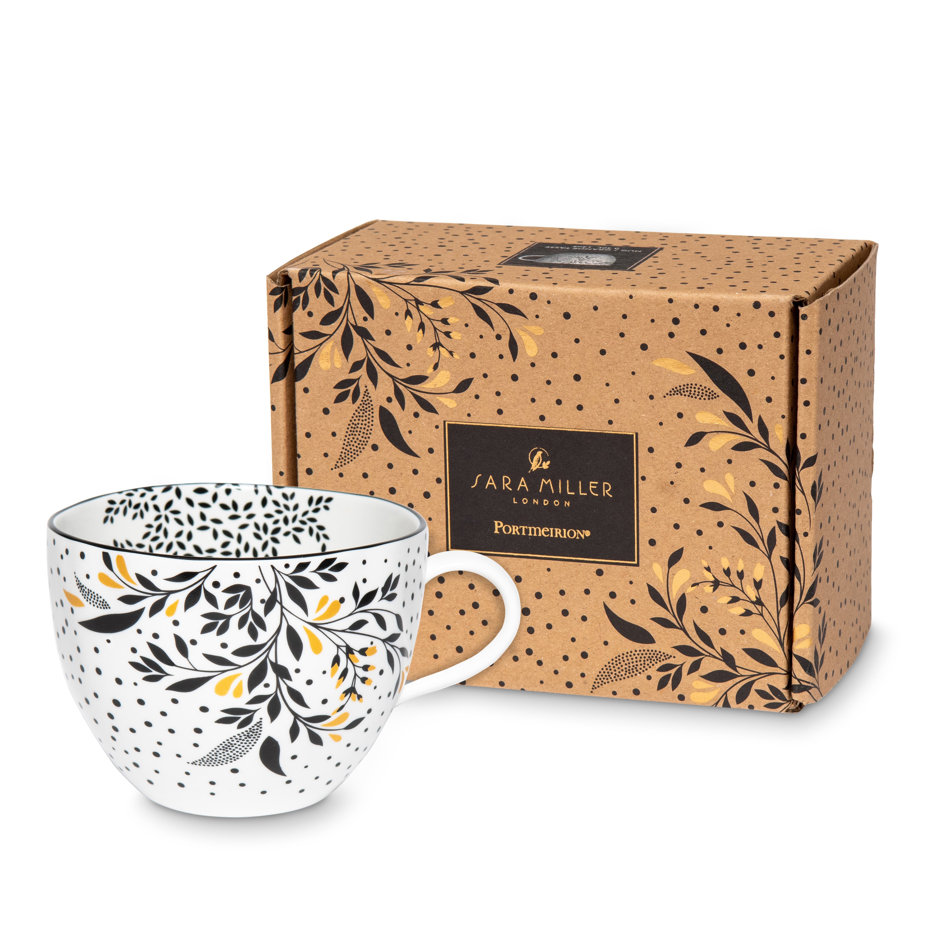 Sara Miller London Artisanne Noir Collection Mug - Bohemia 0.40L Single
