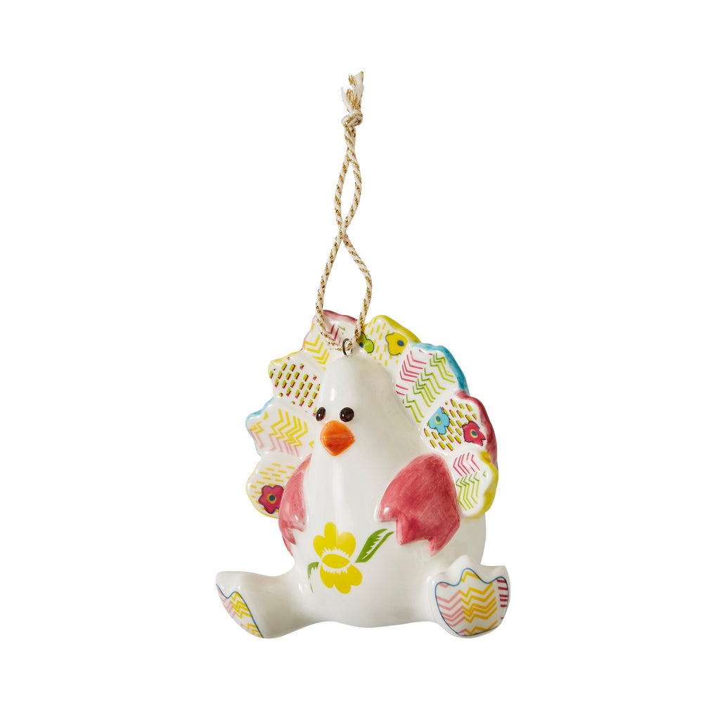 Kit Kemp Christmas - Ornaments Patchwork Timothy Turkey 7.5cm Single