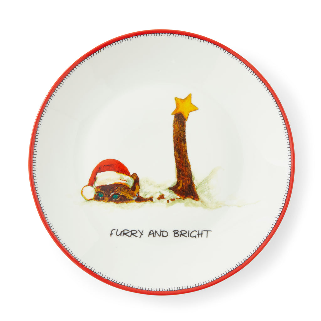 Kit Kemp - Doodles Tidbit Plates - Set of 4 15.5cm Boxed Set