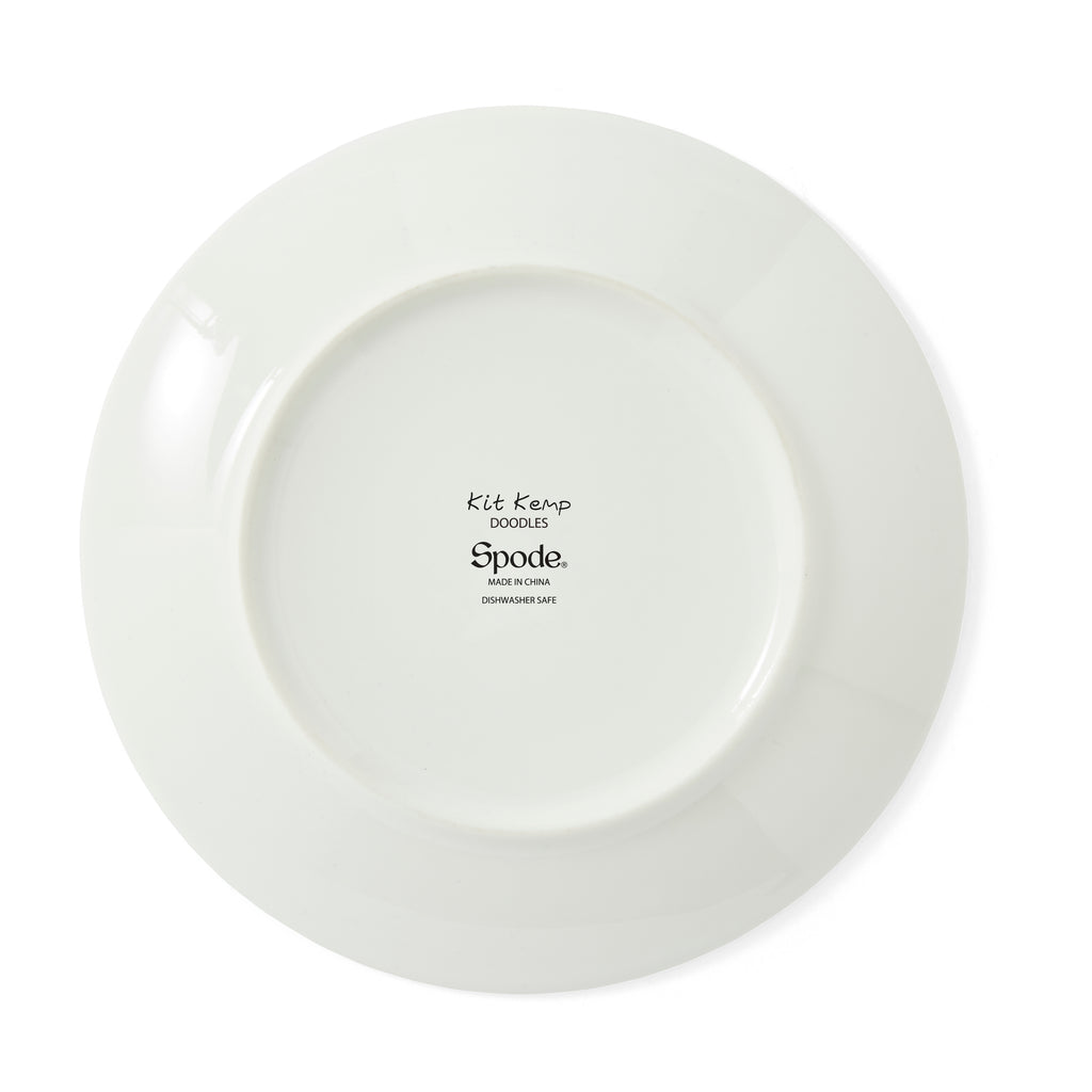 Kit Kemp - Doodles Tidbit Plates - Set of 4 15.5cm Boxed Set