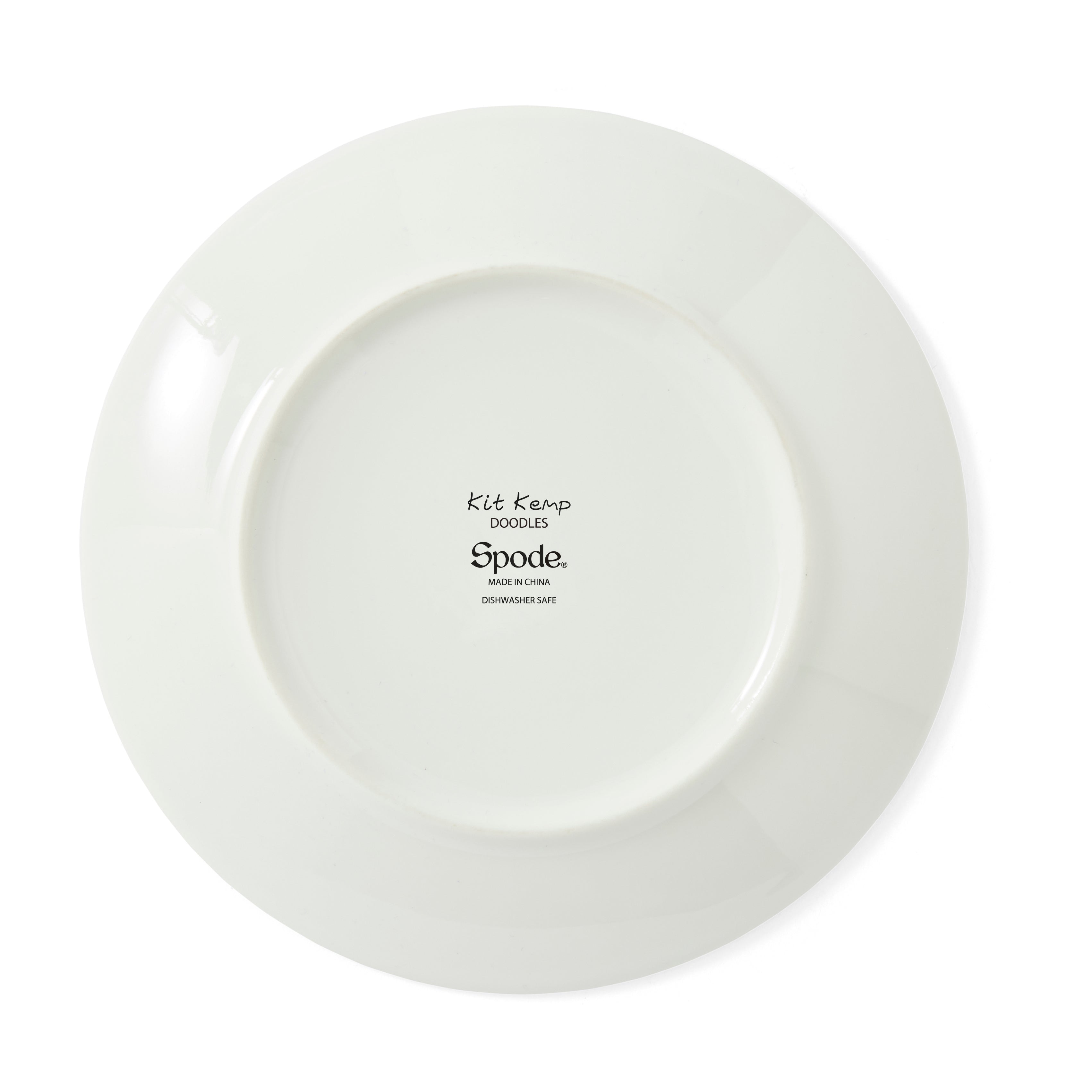 Kit Kemp - Doodles Tidbit Plates - Set of 4 15.5cm Boxed Set
