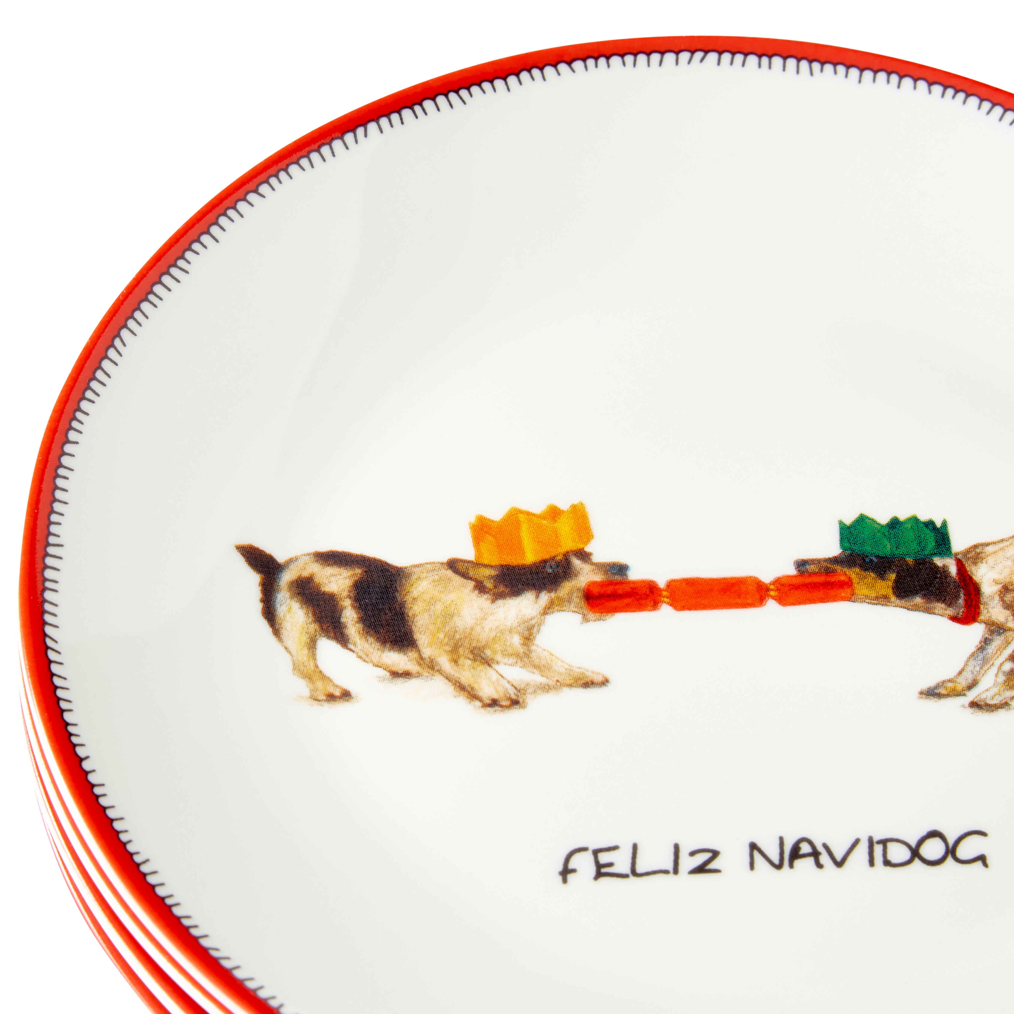 Kit Kemp - Doodles Tidbit Plates - Set of 4 15.5cm Boxed Set