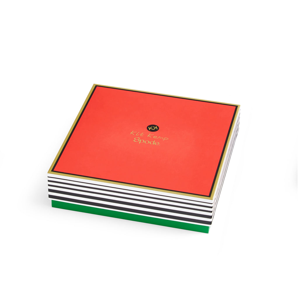 Kit Kemp - Doodles Tidbit Plates - Set of 4 15.5cm Boxed Set