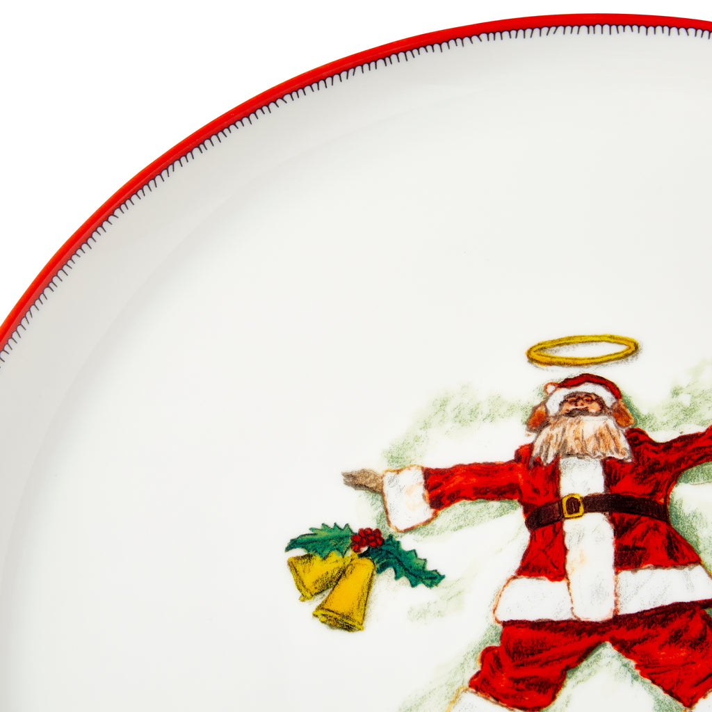 Kit Kemp - Doodles Cake Stand - Best in Snow 27.2cm Single